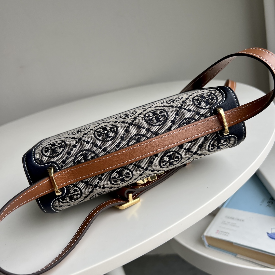 Tory Burch ～TB Eleanor新款迷你豆腐包 新版本 可调节肩带 纳帕牛皮面料 柔软舒适