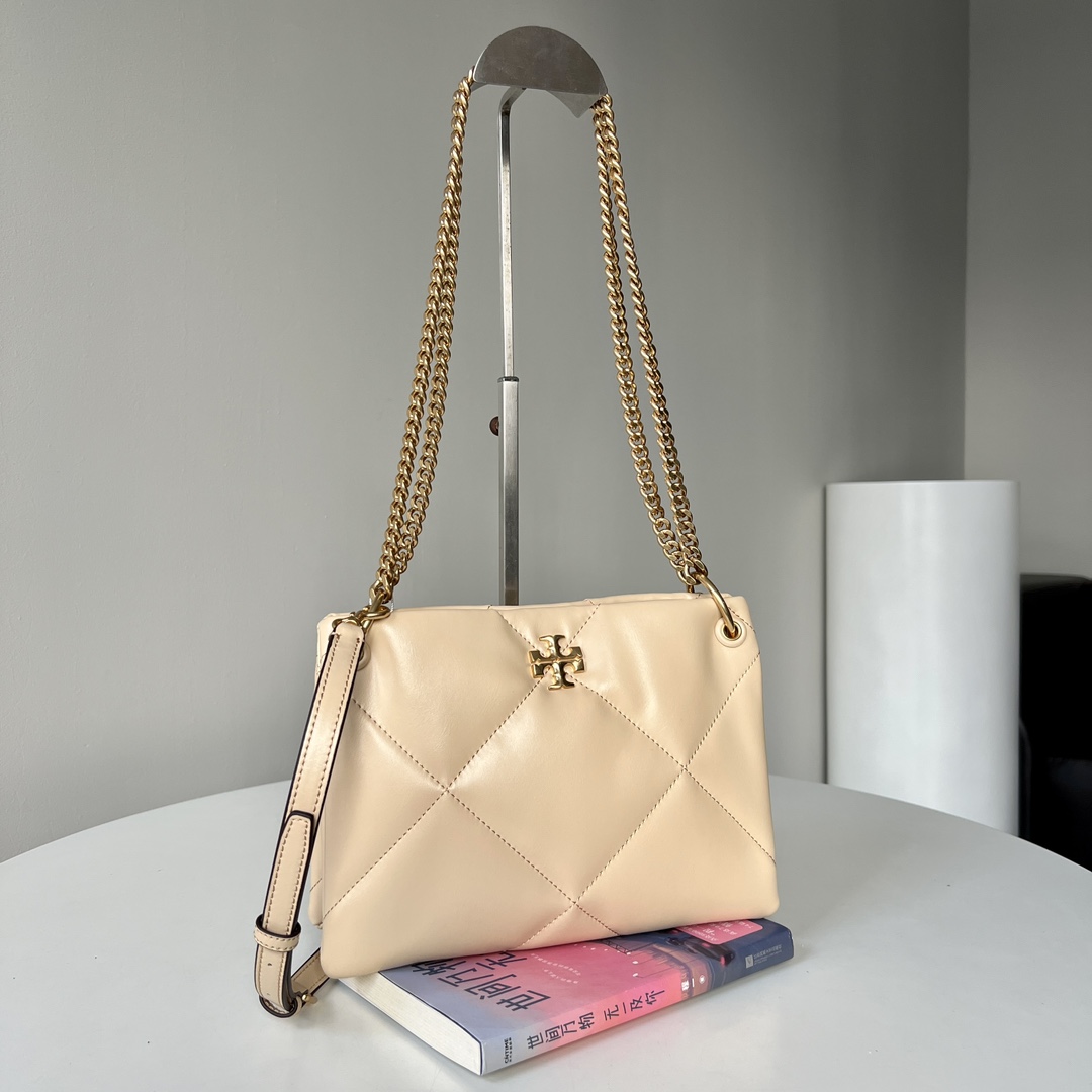 Tory Burch TORY BURCH 汤丽柏琦 KIRA 小号菱格纹链条肩背包女包