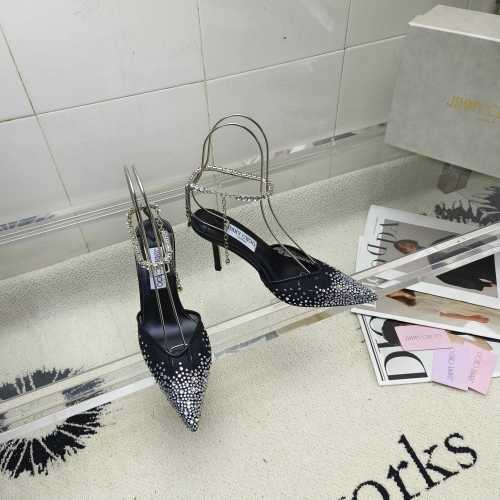 Jimmy Choo Women's Crystal-Embellished Pointed-Toe Mesh Slingback Heels 1 Jimmy Choo Women's Crystal-Embellished Pointed-Toe Mesh Slingback Heels