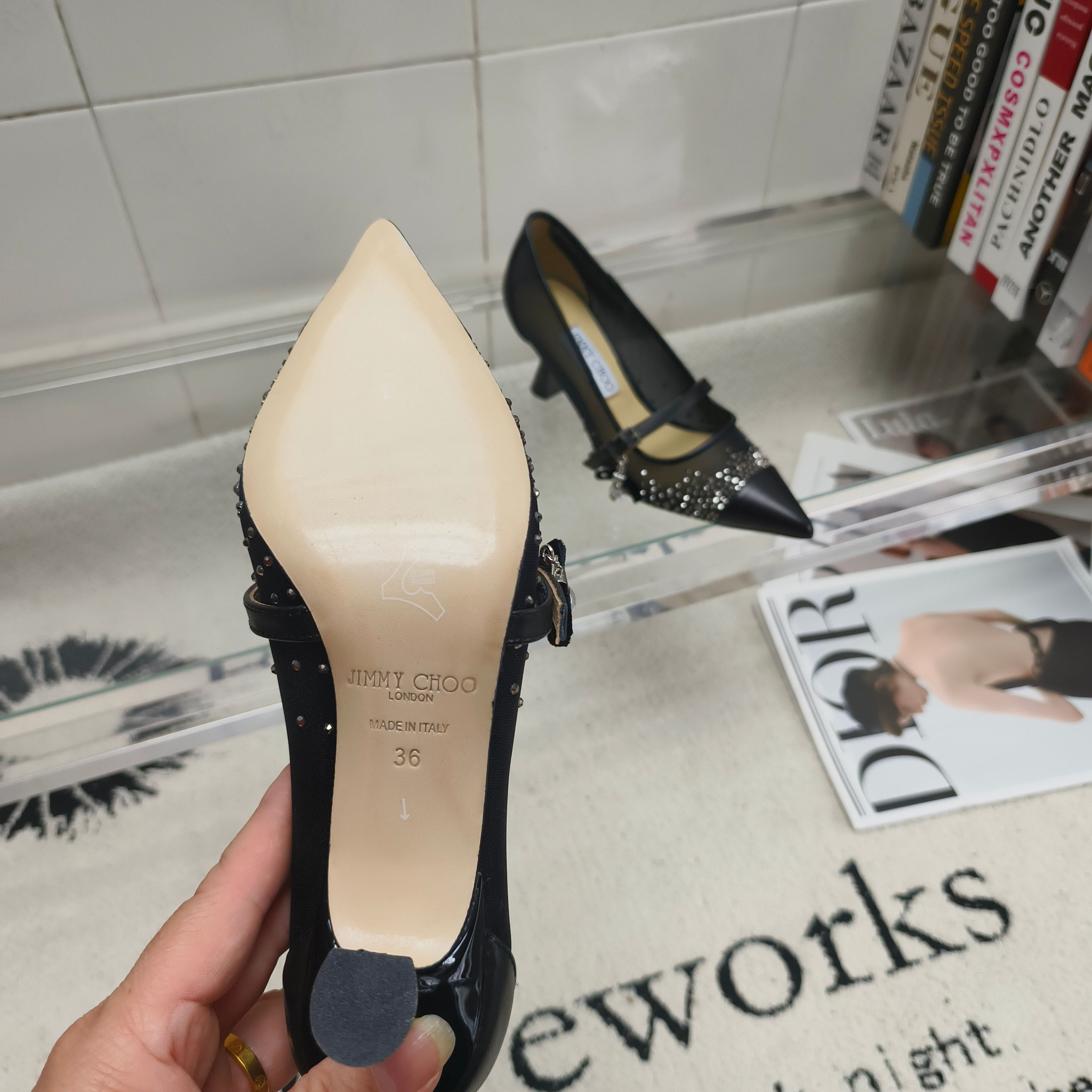 吉米周 Jimmy Choo 高定典藏经典高奢皮鞋女鞋男鞋 #79A86F24 9