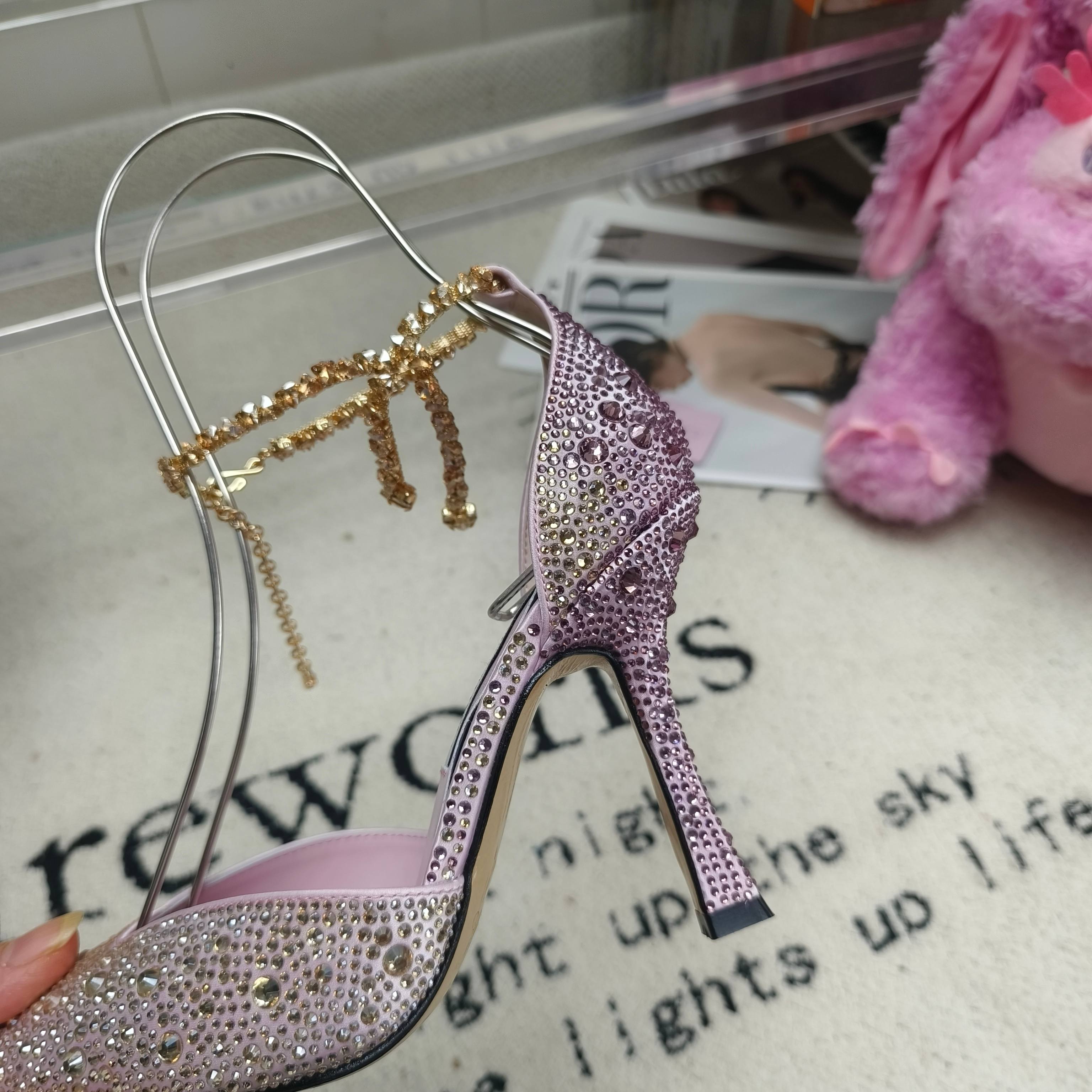 吉米周 Jimmy Choo 高定典藏经典高奢皮鞋男鞋女鞋鞋履高跟鞋 #FFE764D6 4