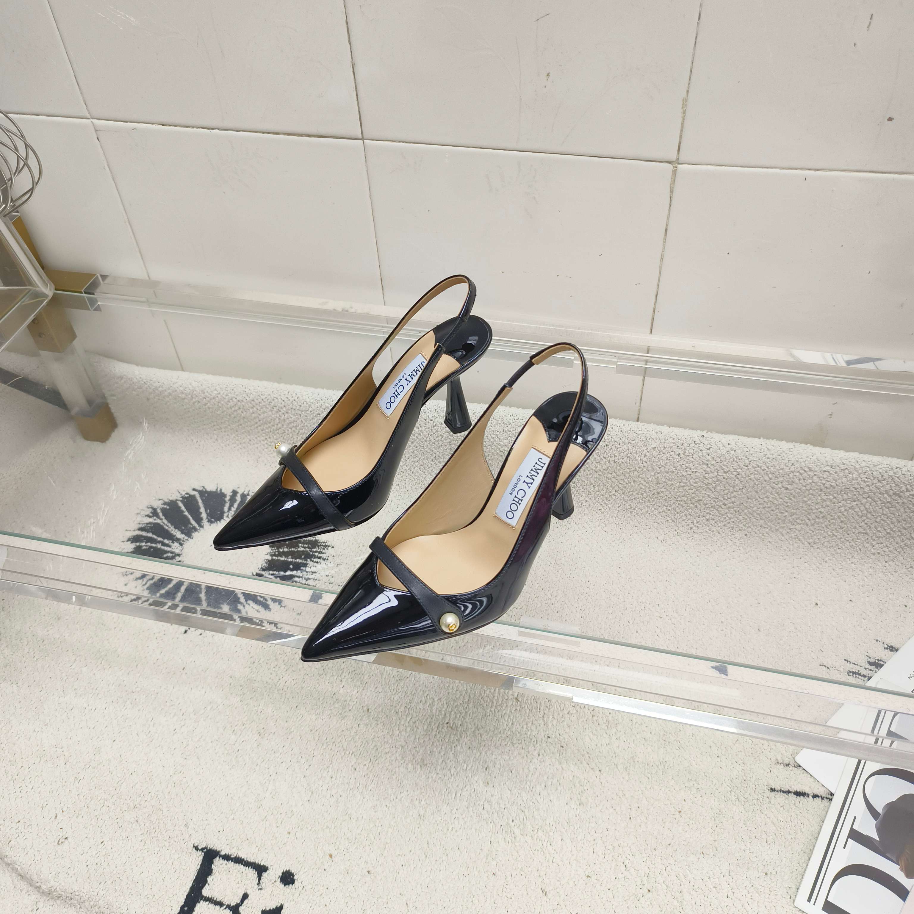 吉米周 Jimmy Choo 经典高奢皮鞋鞋履高跟鞋 #004BDA79 2