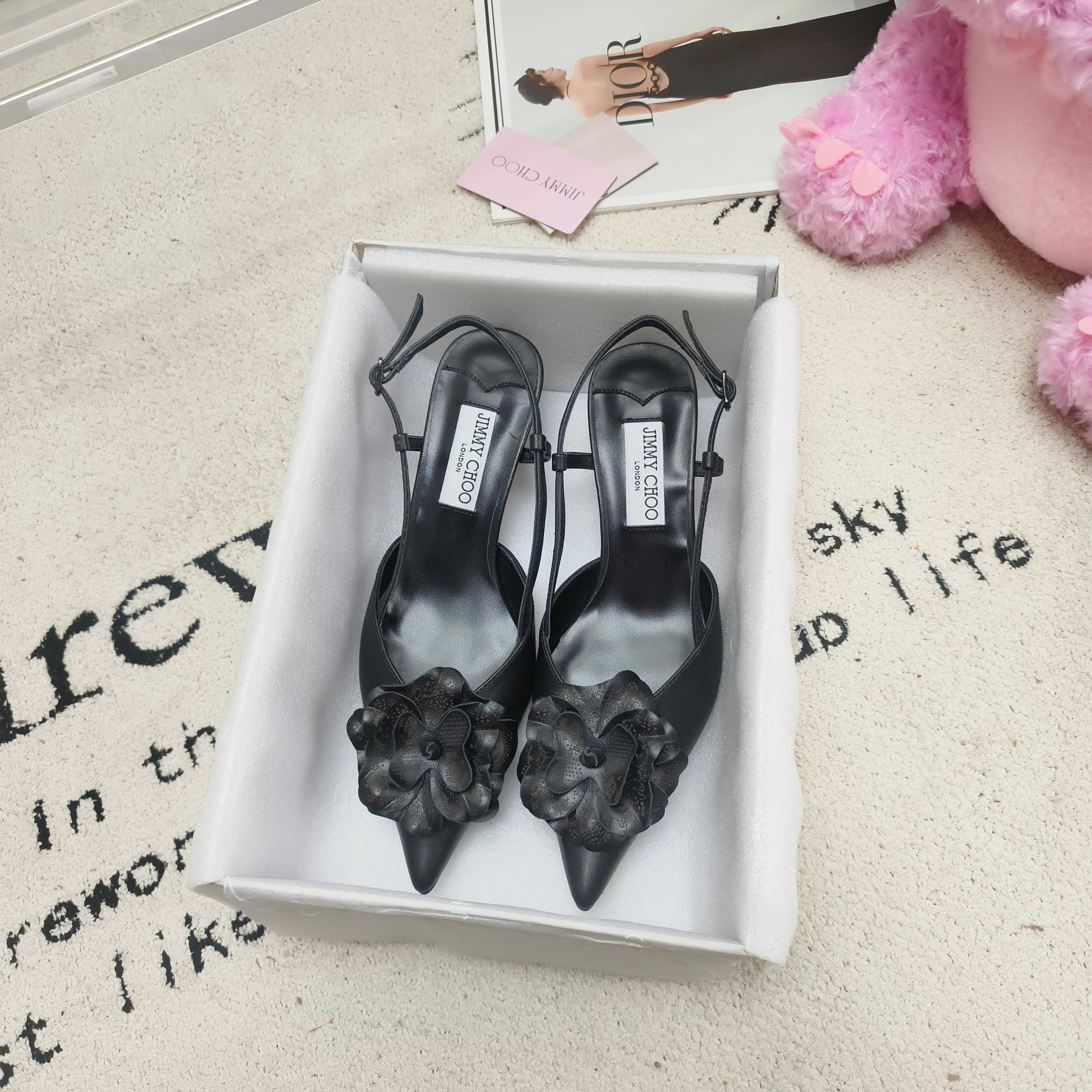 Jimmy Choo Haute Couture Classic Luxury Leather Shoe Loafer Shoes 7