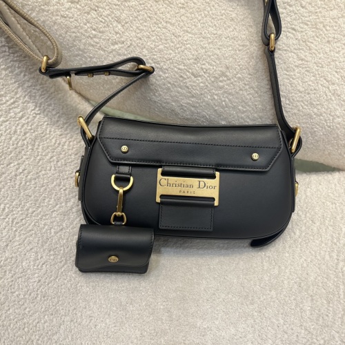 Dior Streetchic Small Black Leather Shoulder Bag with Adjustable Strap 1 Dior Streetchic Small Black Leather Shoulder Bag with Adjustable Strap