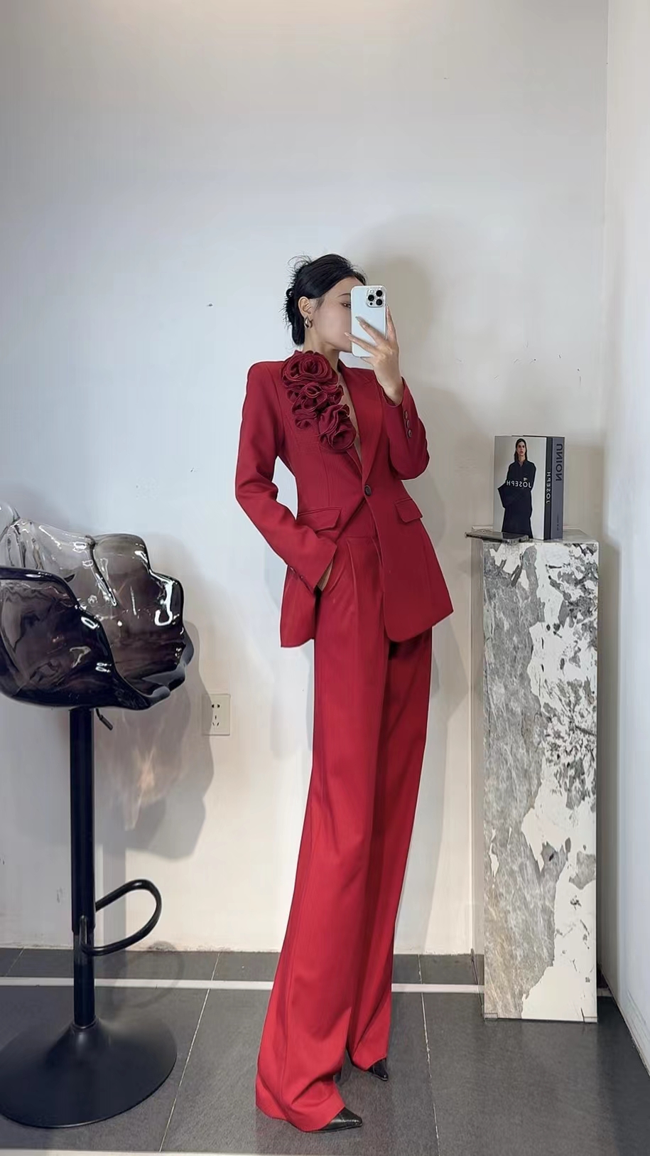 2024 Fall/Winter Women’s Clothes: High-Quality Wool Suits, Versatile Styles, Sizes SMLXL - 图片 7