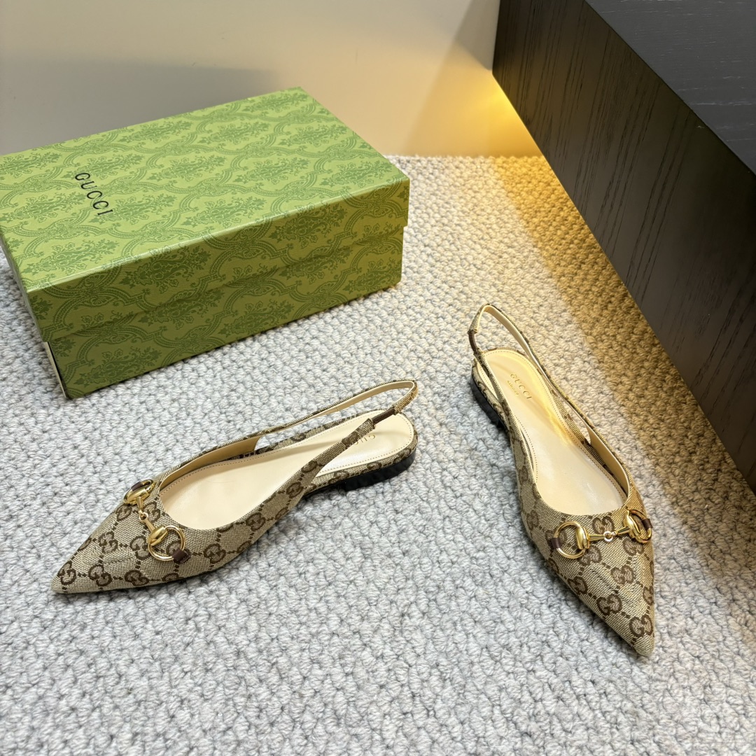 GUCCI 25S Nouveautés Printemps-Été Chaussures à talon en bambou Sandales à talon avec bride arrière Talon haut Cuir verni importé + doublure en agneau