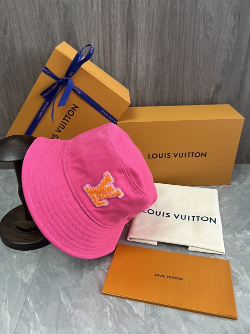 Louis Vuitton Signature Cotton Bucket Hat w/ Monogram - Fresh Sporty Look 1 Louis Vuitton Signature Cotton Bucket Hat w/ Monogram - Fresh Sporty Look