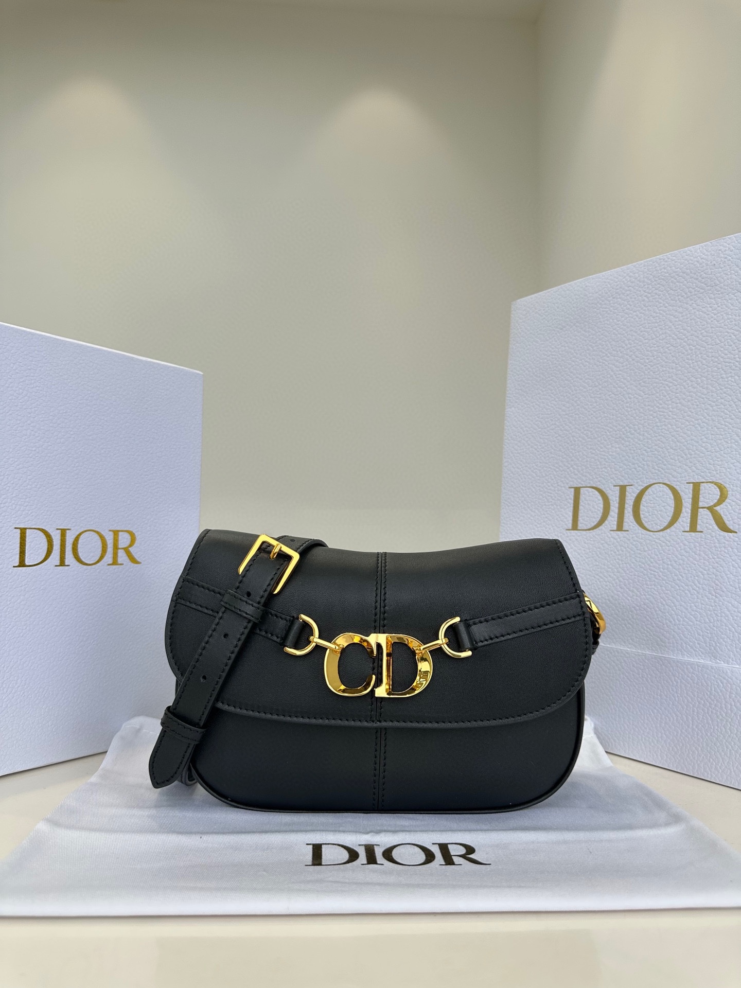 Dior Bags Handbags Black Gold Bronzing All Steel Calfskin Cowhide Spring/Summer Collection Vintage Casual