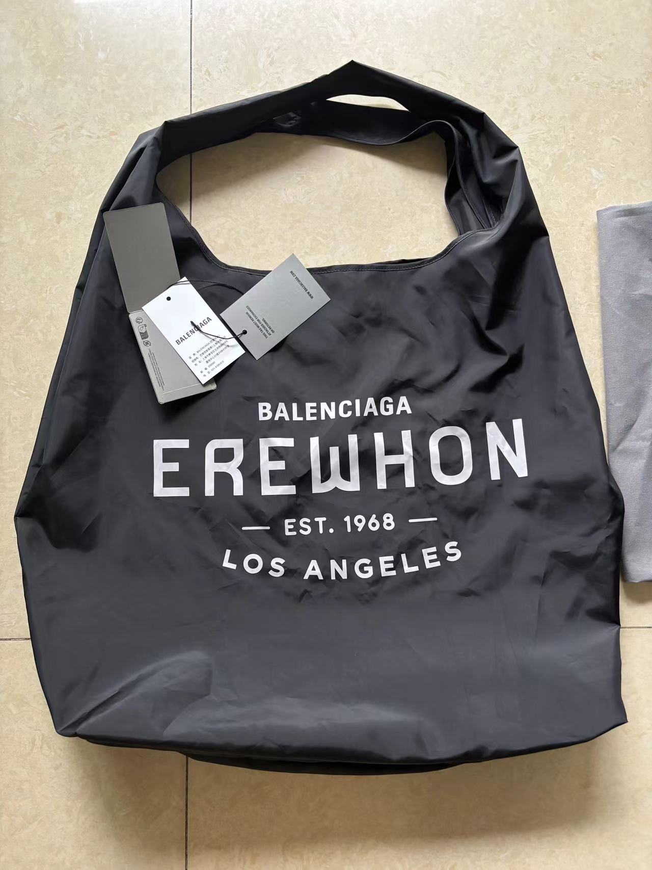 Balenciaga/巴黎世家 LA超市限定 erewhon 尼龙购物袋（现货）