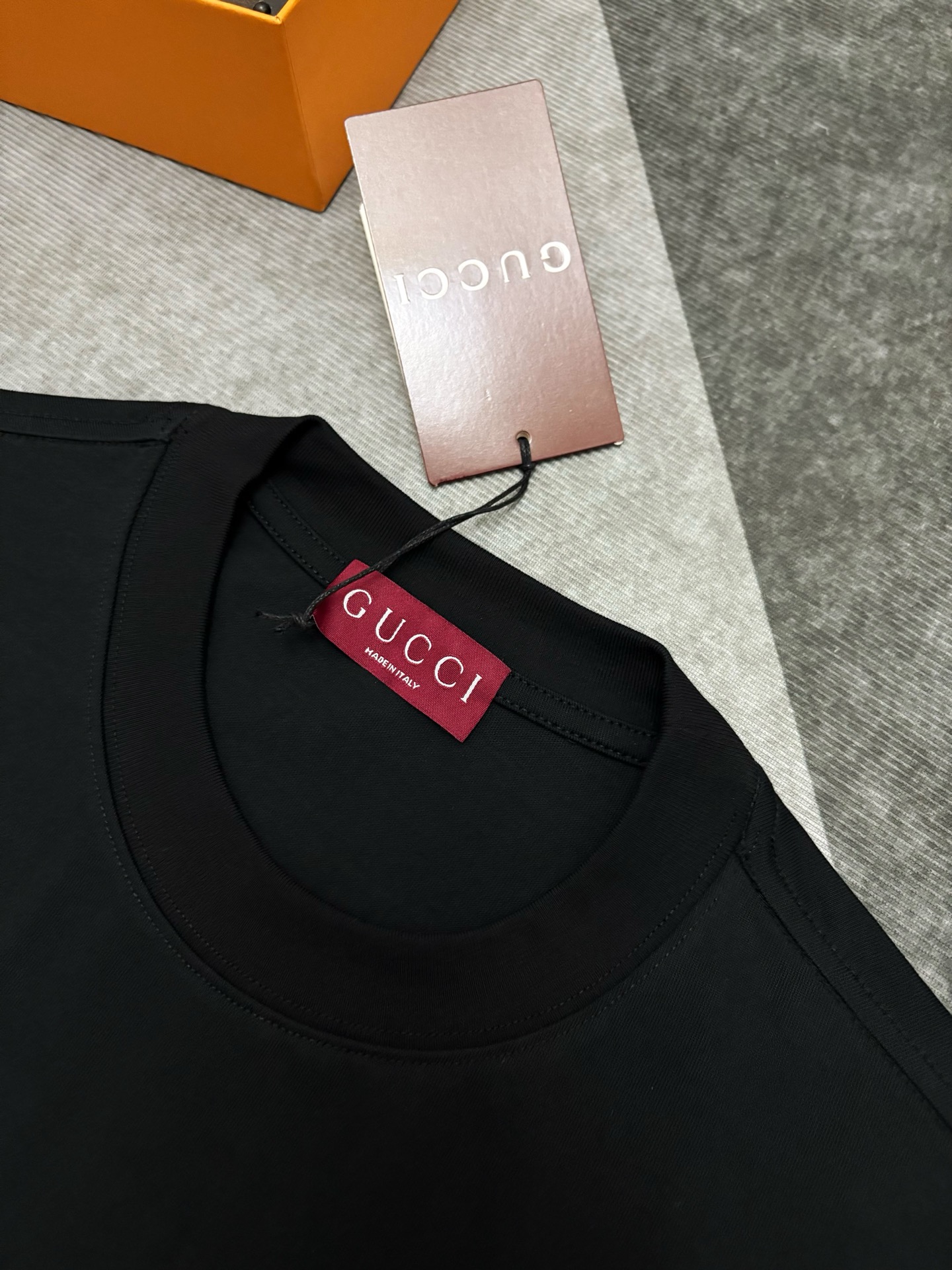 Gucci Gucci 古驰毛巾刺绣棉质短袖T恤