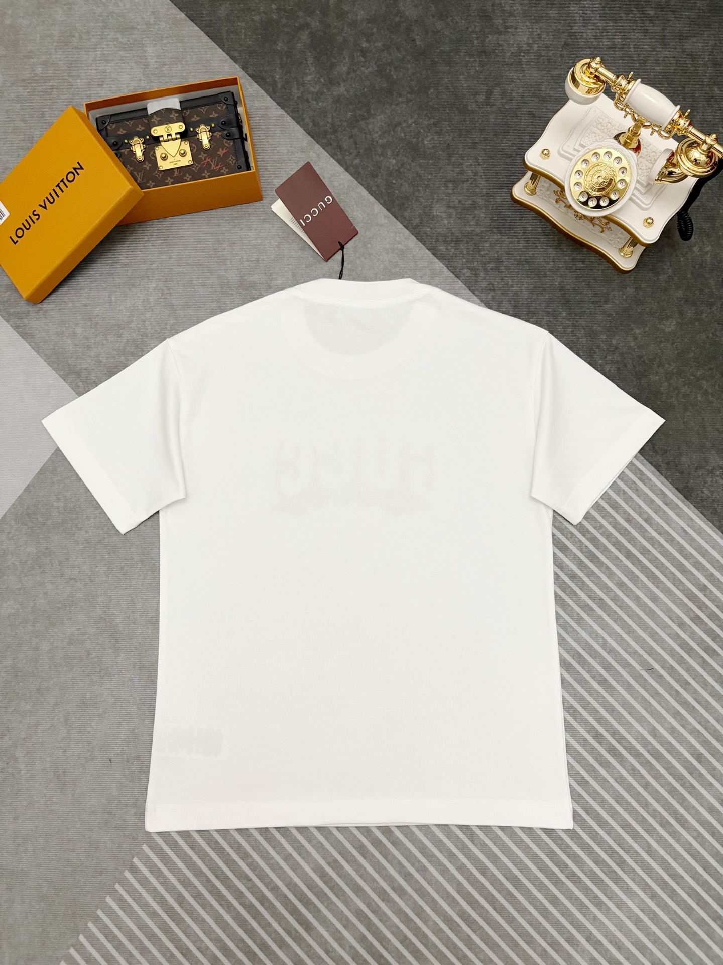 Gucci Gucci 古驰毛巾刺绣棉质短袖T恤