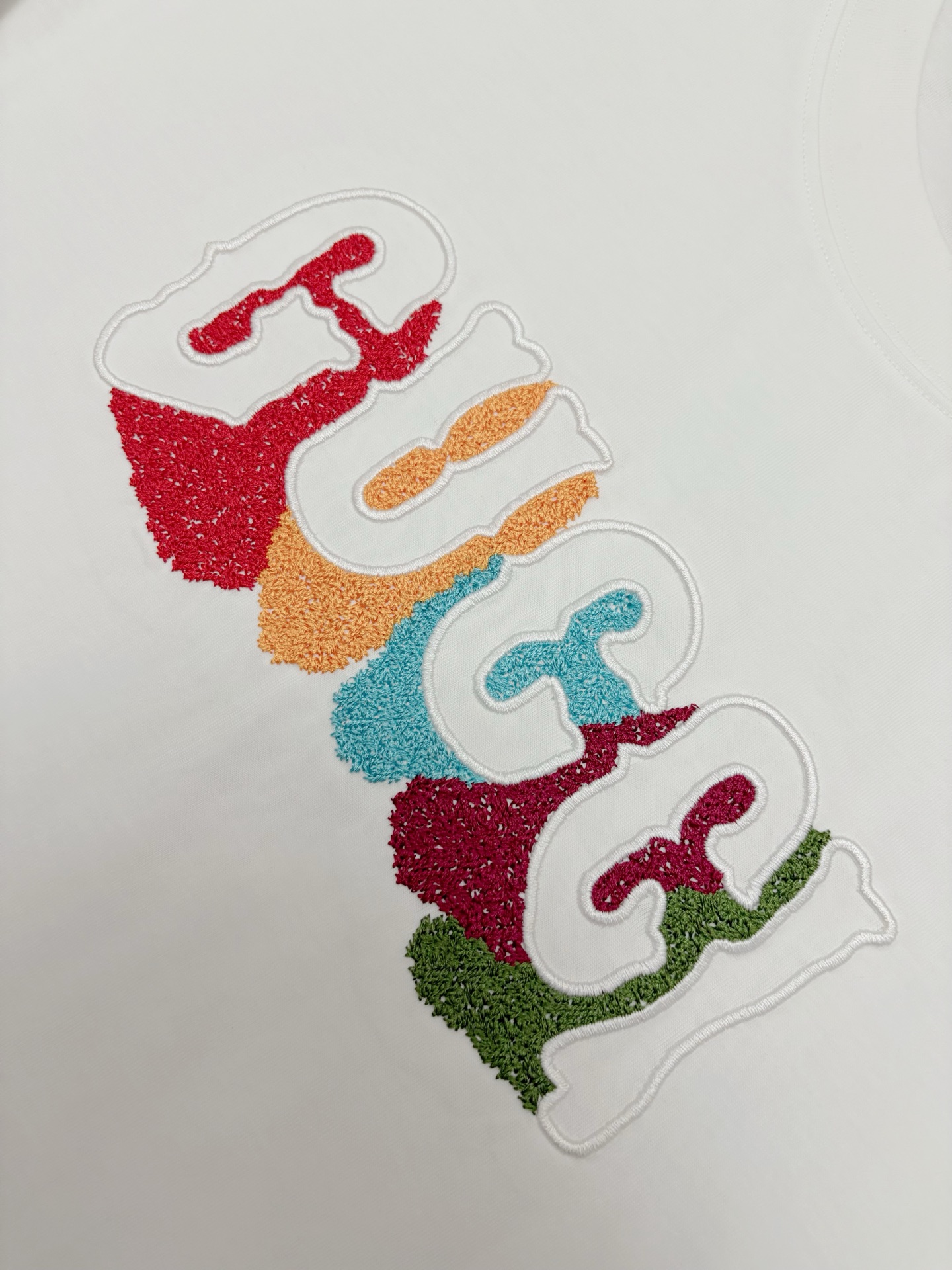 Gucci Gucci 古驰毛巾刺绣棉质短袖T恤