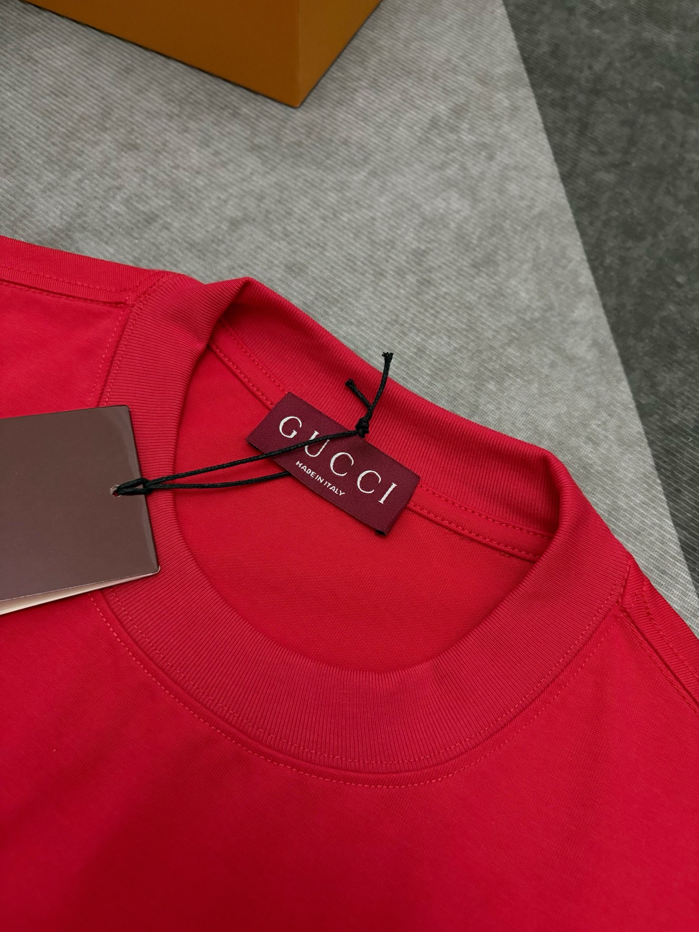 Gucci Gucci 古驰毛巾刺绣棉质短袖T恤