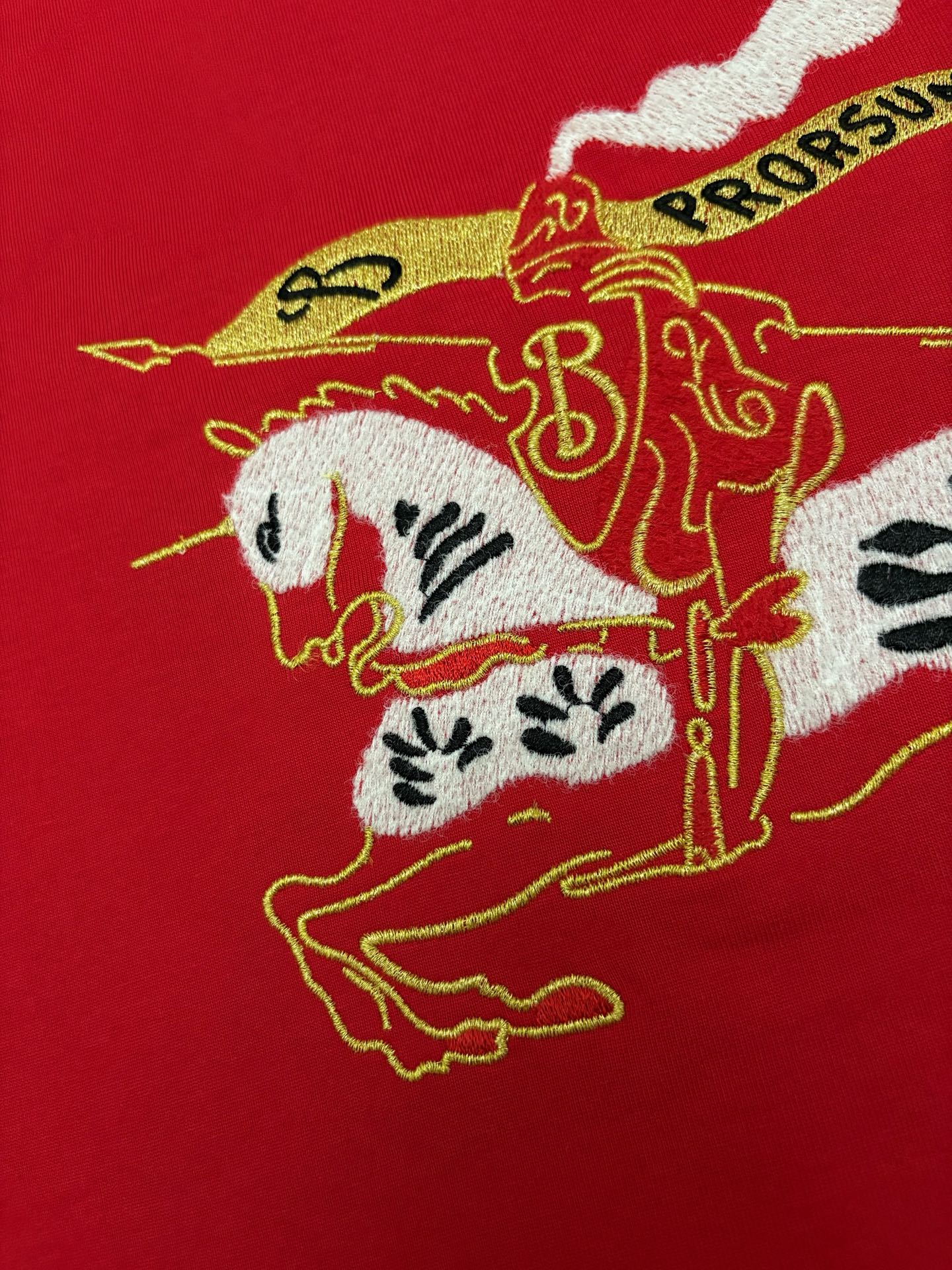 Burberry BBR BURBERRY 巴宝莉刺绣棉质短袖T恤