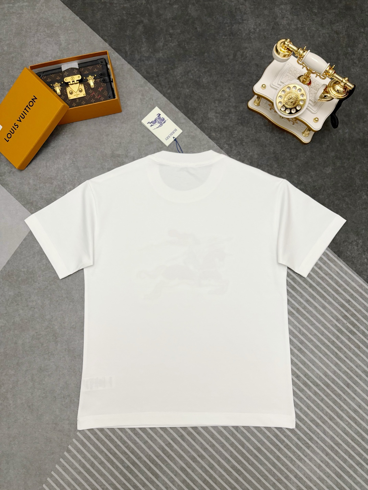 Burberry BBR BURBERRY 巴宝莉刺绣棉质短袖T恤