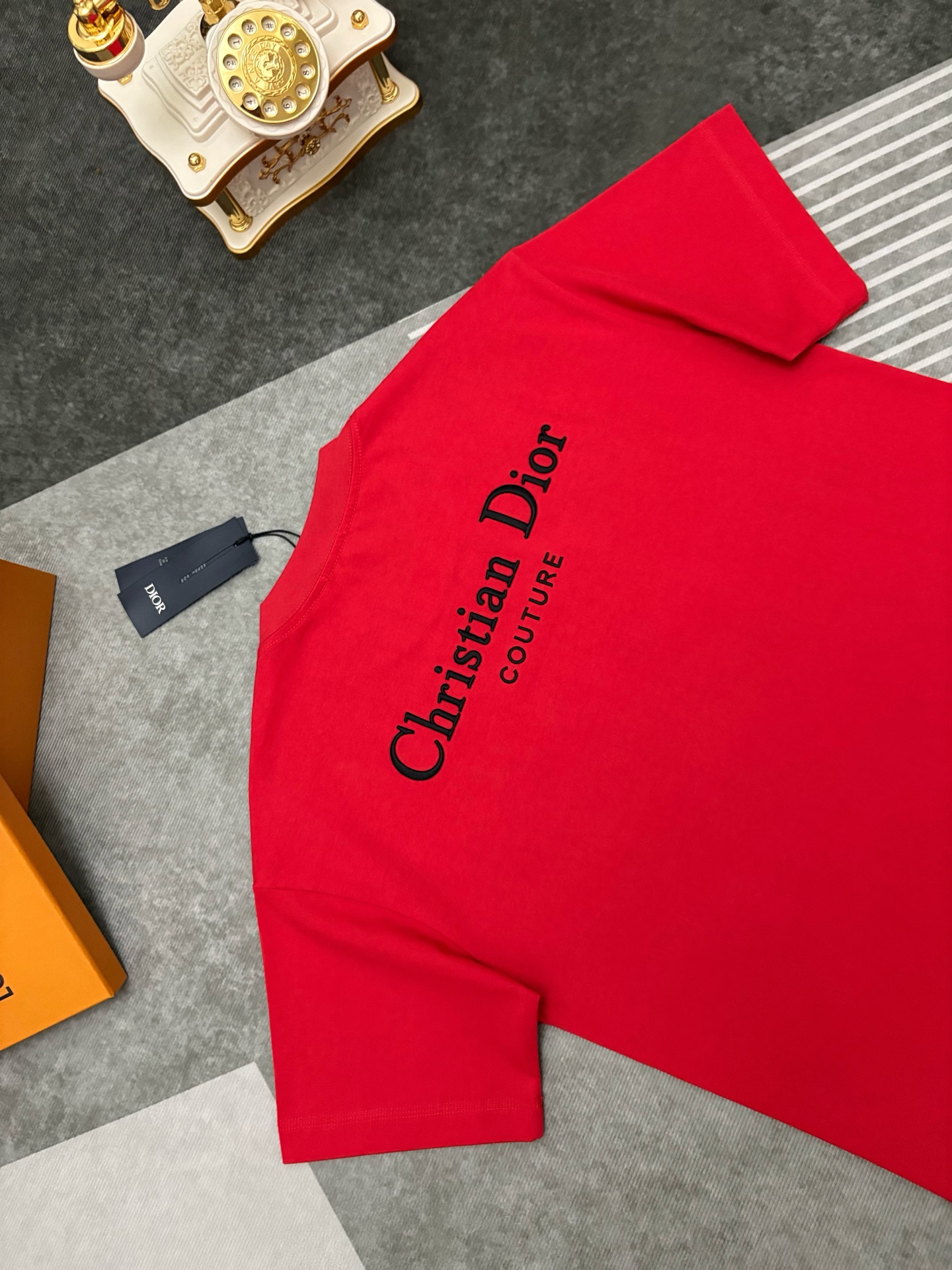 Dior Dior 迪奥 马年限定刺绣双纱棉短袖T恤