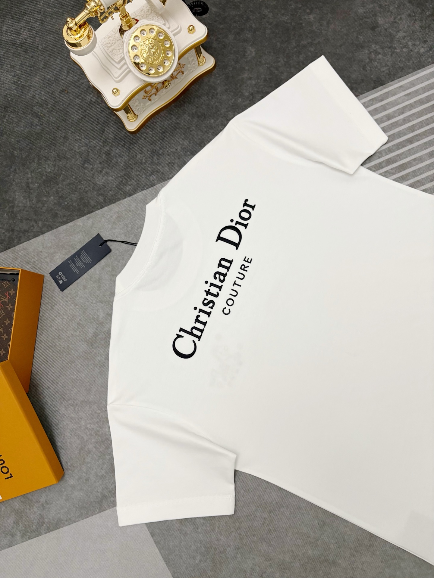 Dior Dior 迪奥 马年限定刺绣双纱棉短袖T恤