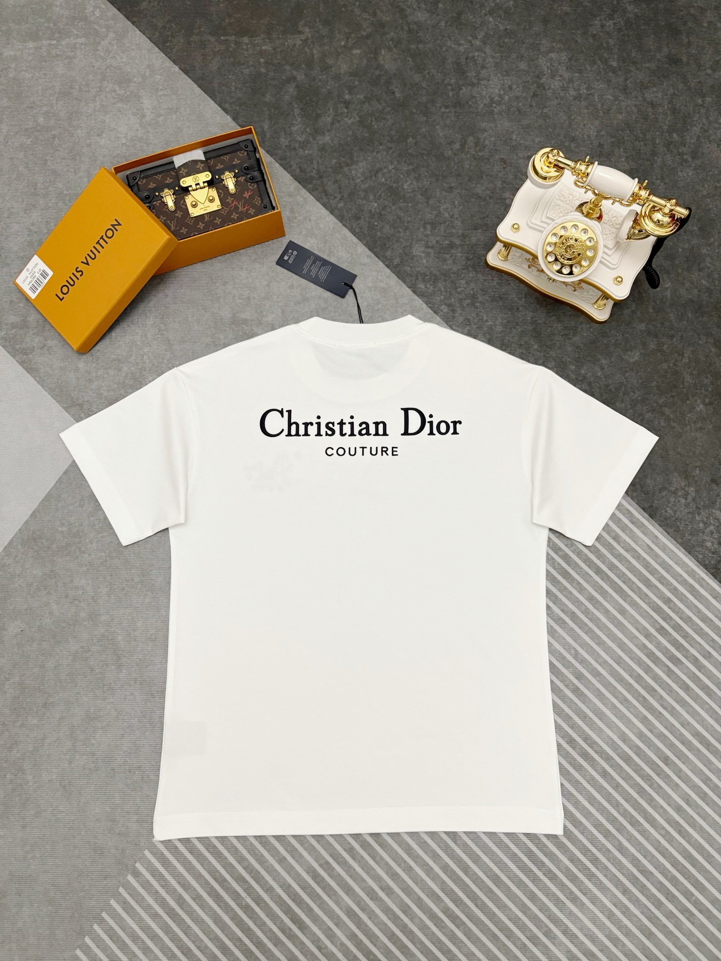 Dior Dior 迪奥 马年限定刺绣双纱棉短袖T恤