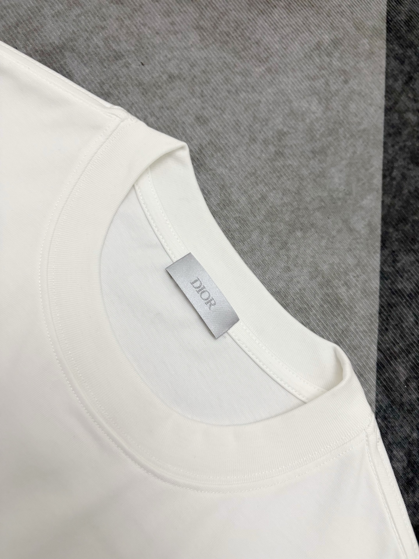 Dior Dior 迪奥 满印CD刺绣双纱棉短袖T恤