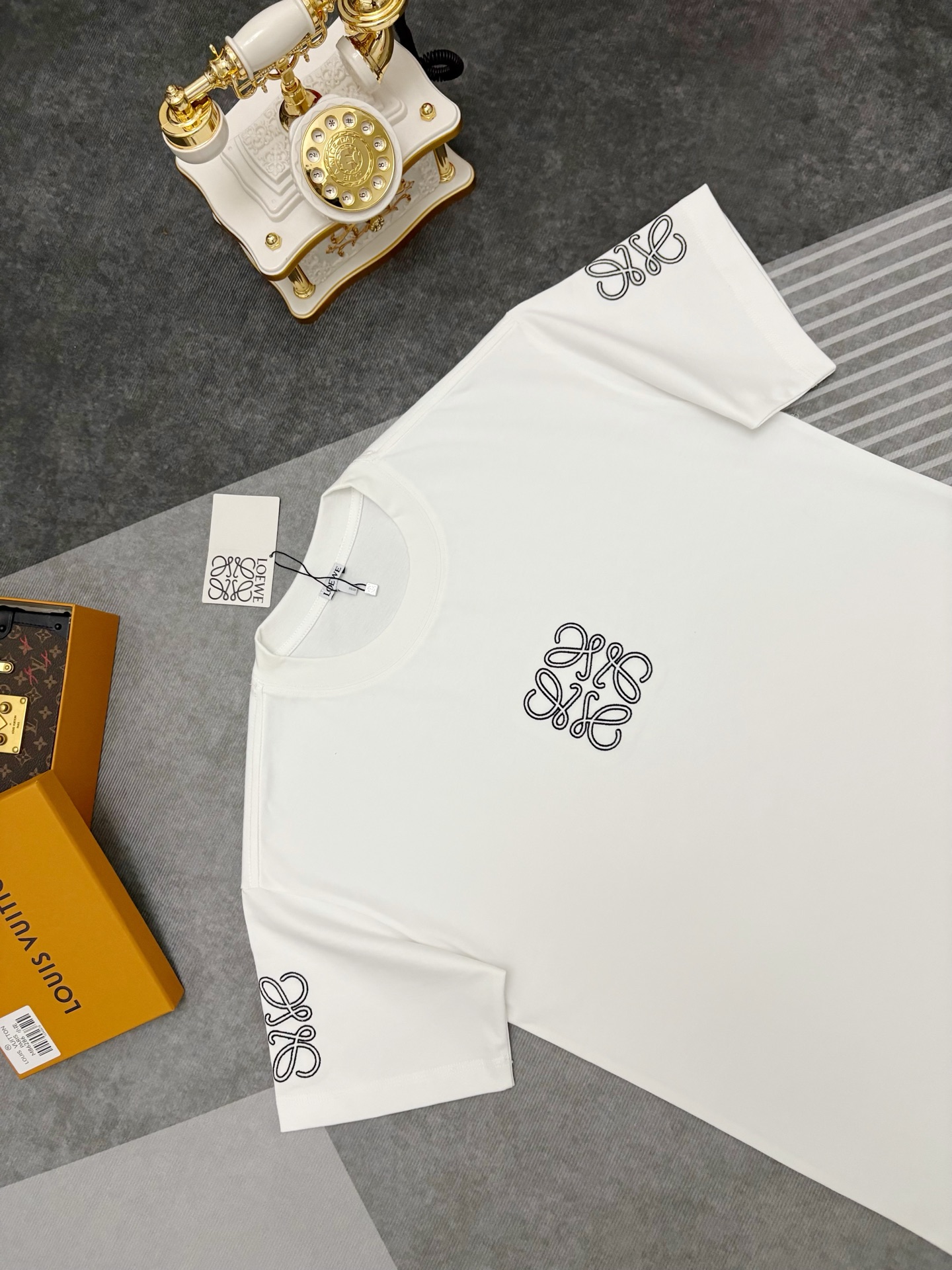 Loewe LOEWE 罗意威刺绣棉质短袖T恤