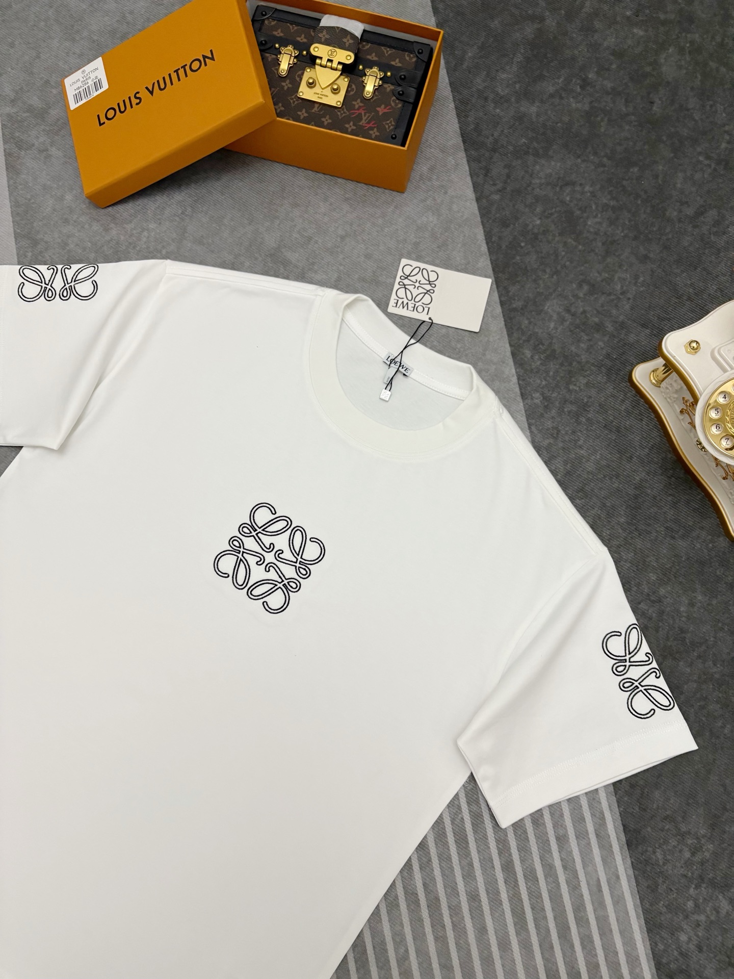 Loewe LOEWE 罗意威刺绣棉质短袖T恤
