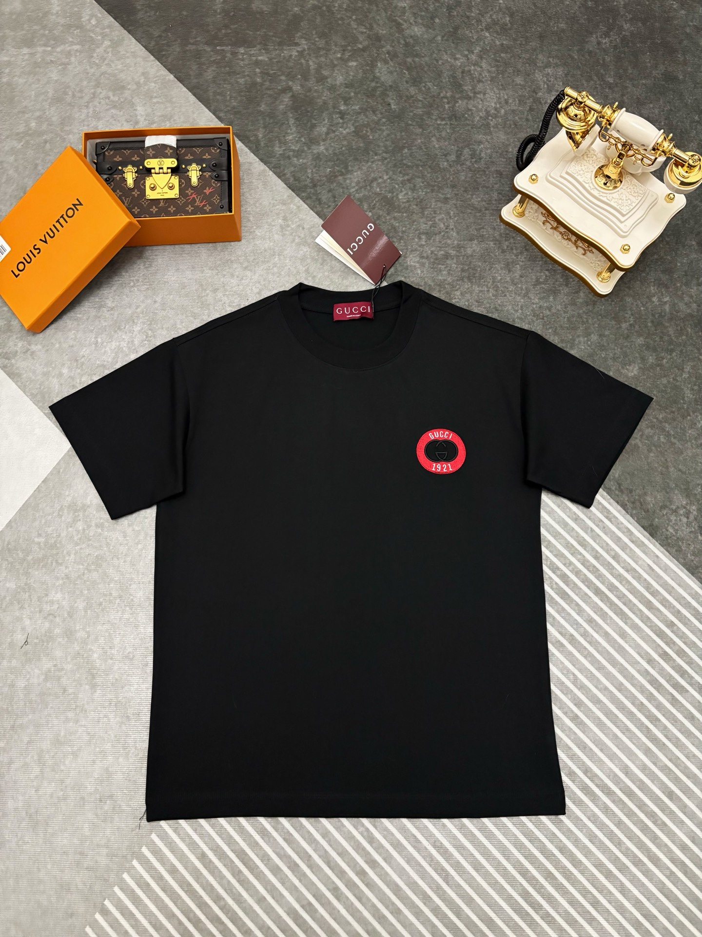 Gucci Gucci 古驰刺绣棉质短袖T恤
