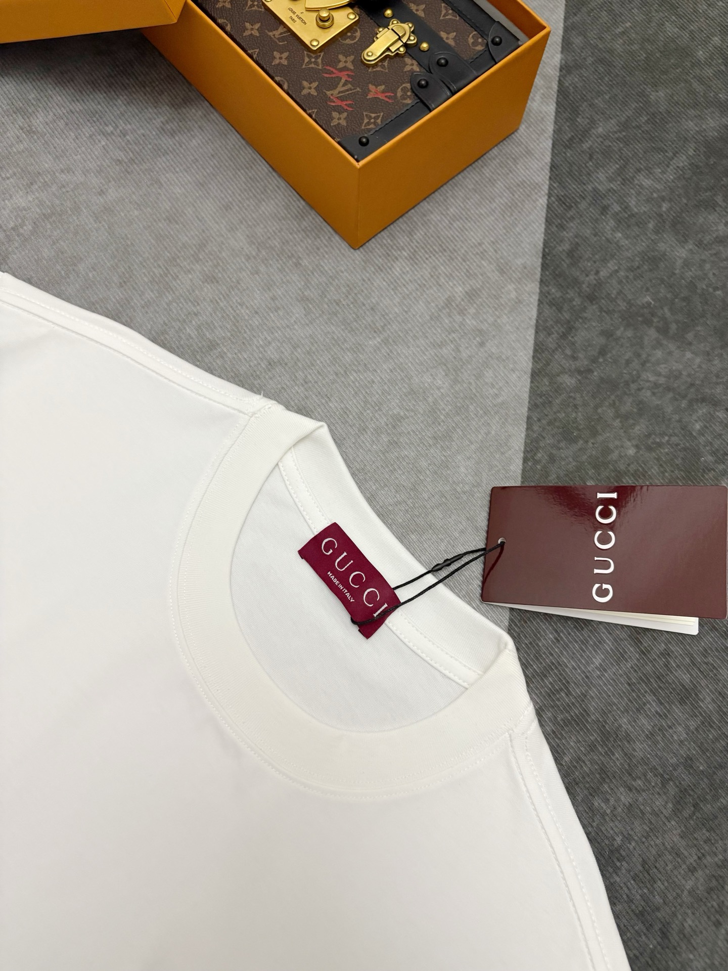 Gucci Gucci 古驰刺绣棉质短袖T恤