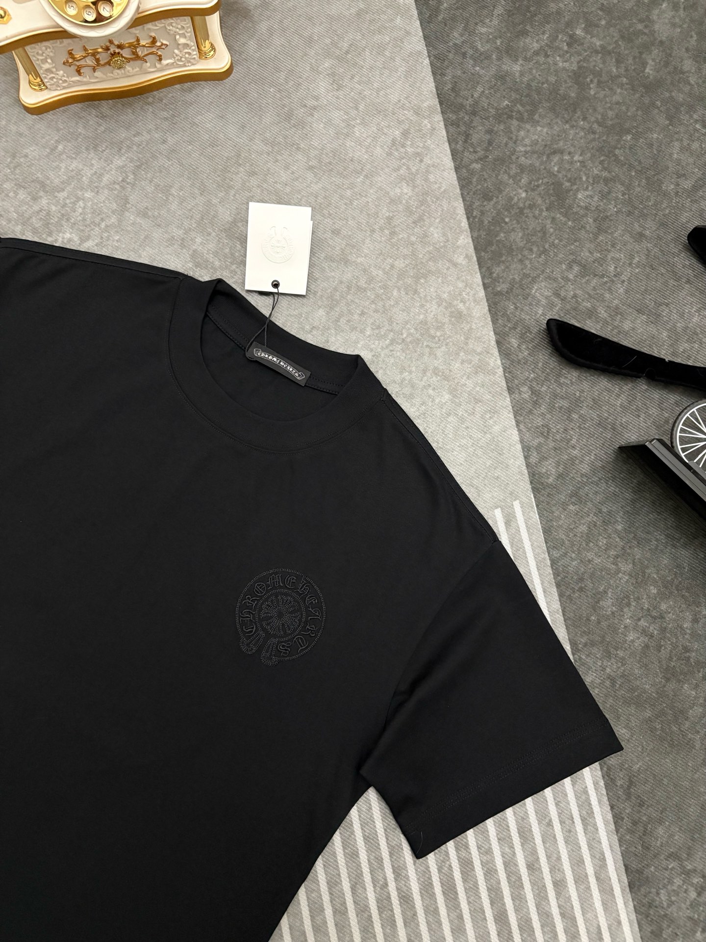 Chrome Hearts Chrome Hearts（克罗心）刺绣棉质短袖T恤