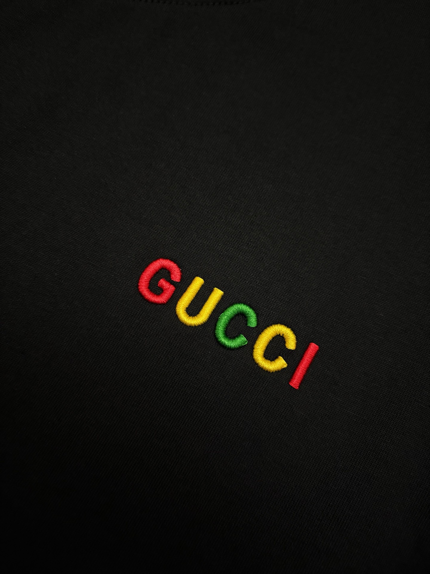 Gucci Gucci 古驰刺绣棉质短袖T恤