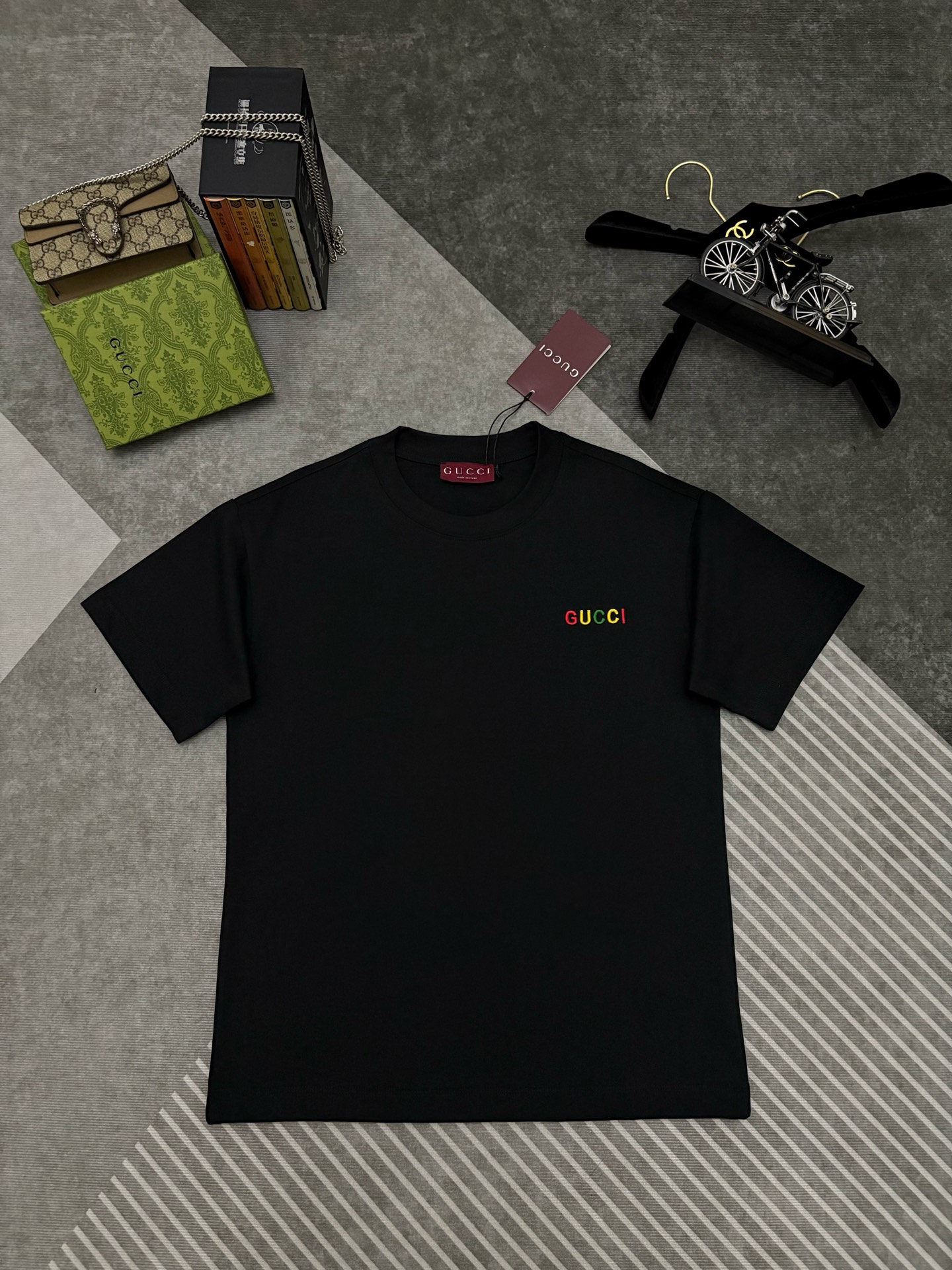 Gucci Gucci 古驰刺绣棉质短袖T恤