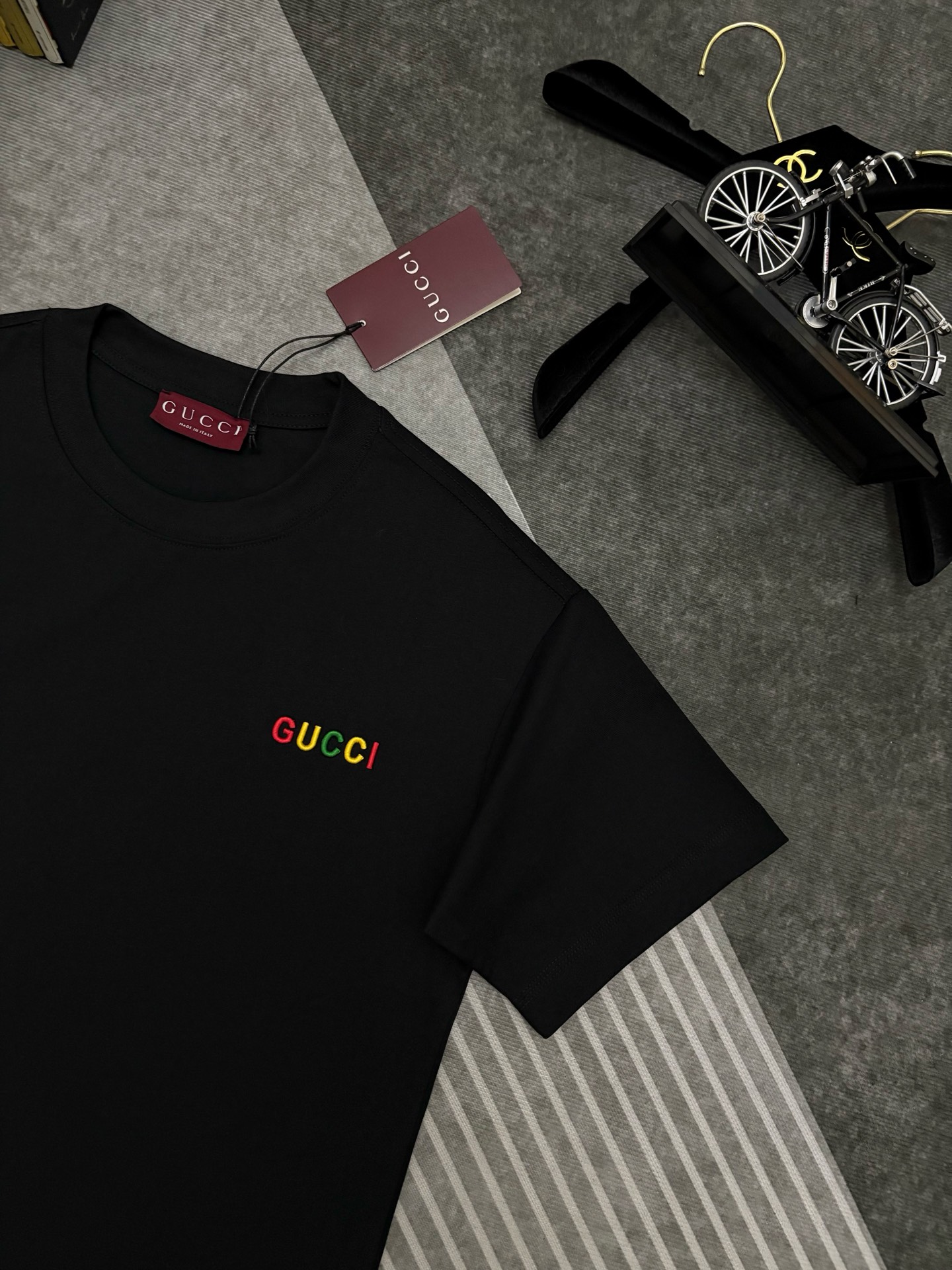 Gucci Gucci 古驰刺绣棉质短袖T恤