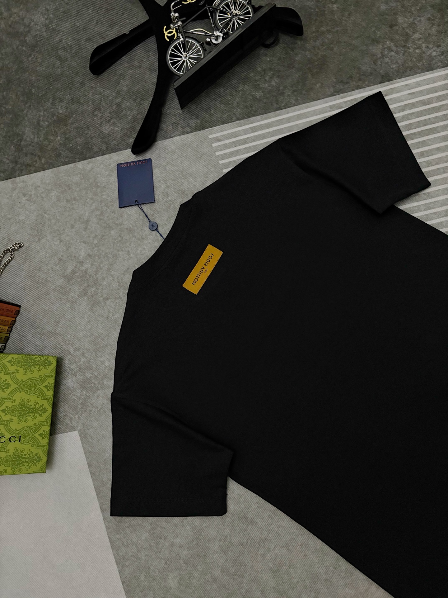 Louis Vuitton LV 路易威登珠饰刺绣棉质短袖T恤