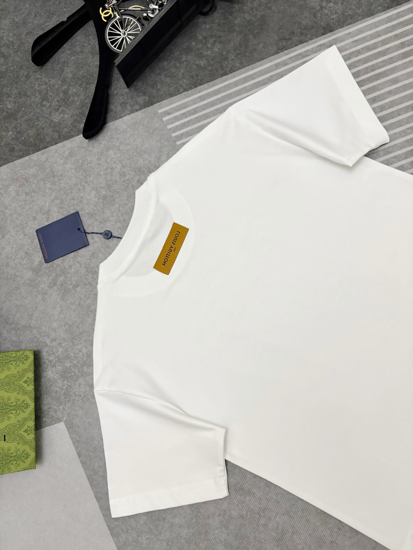 Louis Vuitton LV 路易威登珠饰刺绣棉质短袖T恤