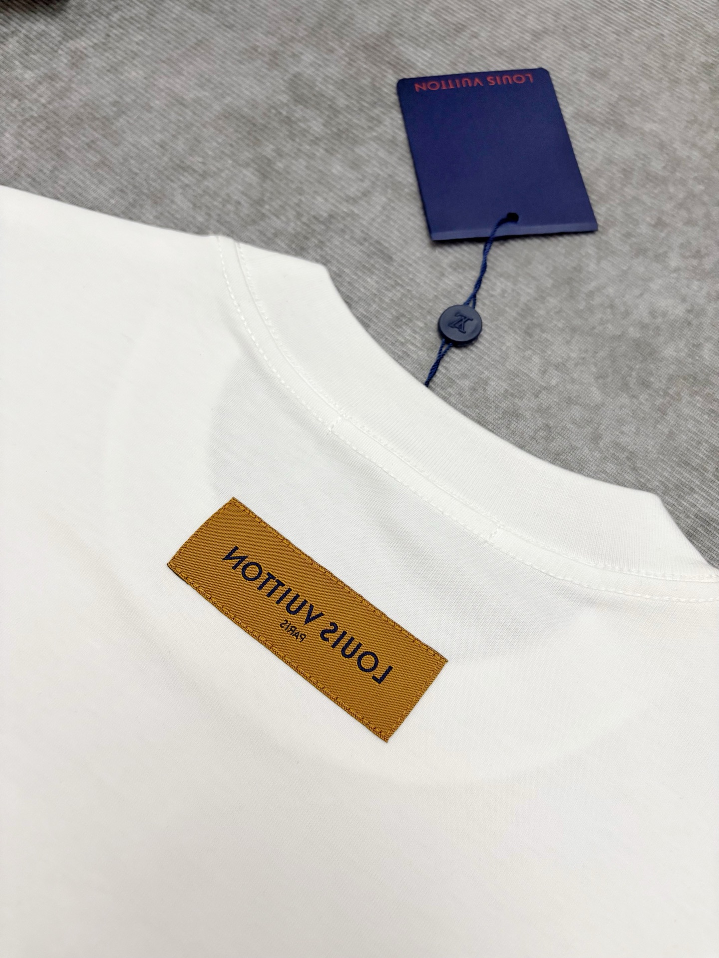 Louis Vuitton LV 路易威登珠饰刺绣棉质短袖T恤