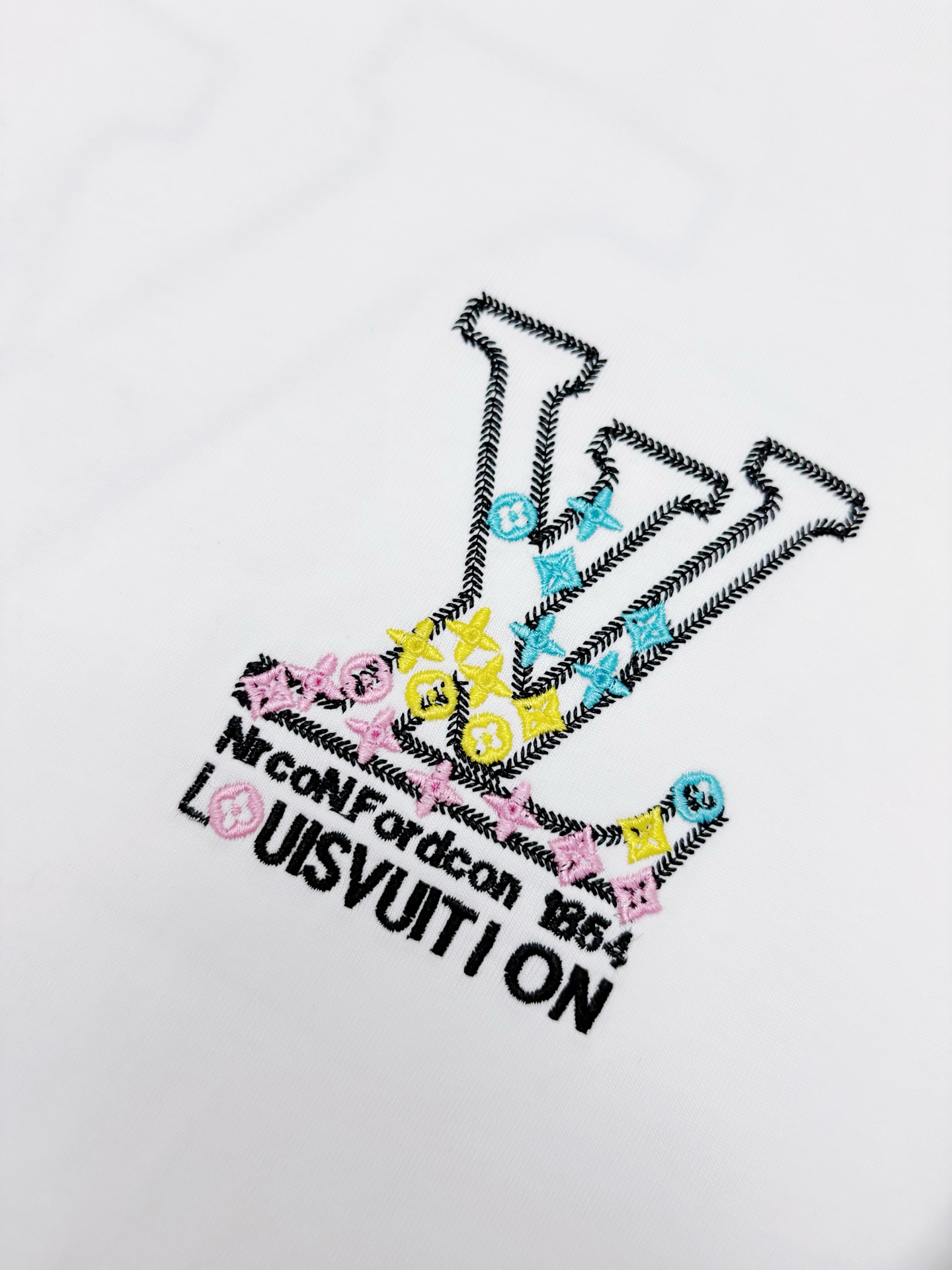 Louis Vuitton LV 路易威登刺绣棉质短袖T恤
