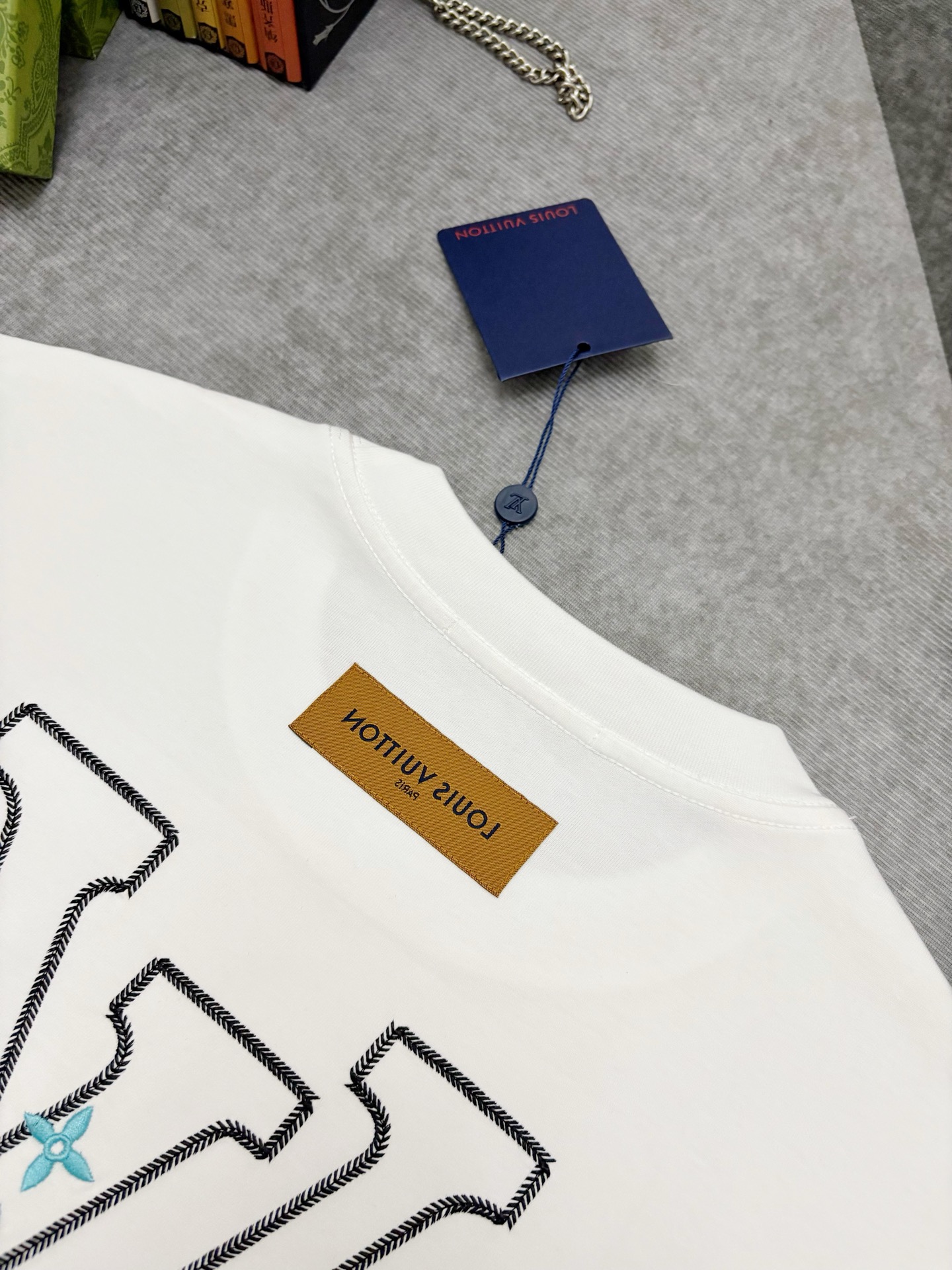 Louis Vuitton LV 路易威登刺绣棉质短袖T恤