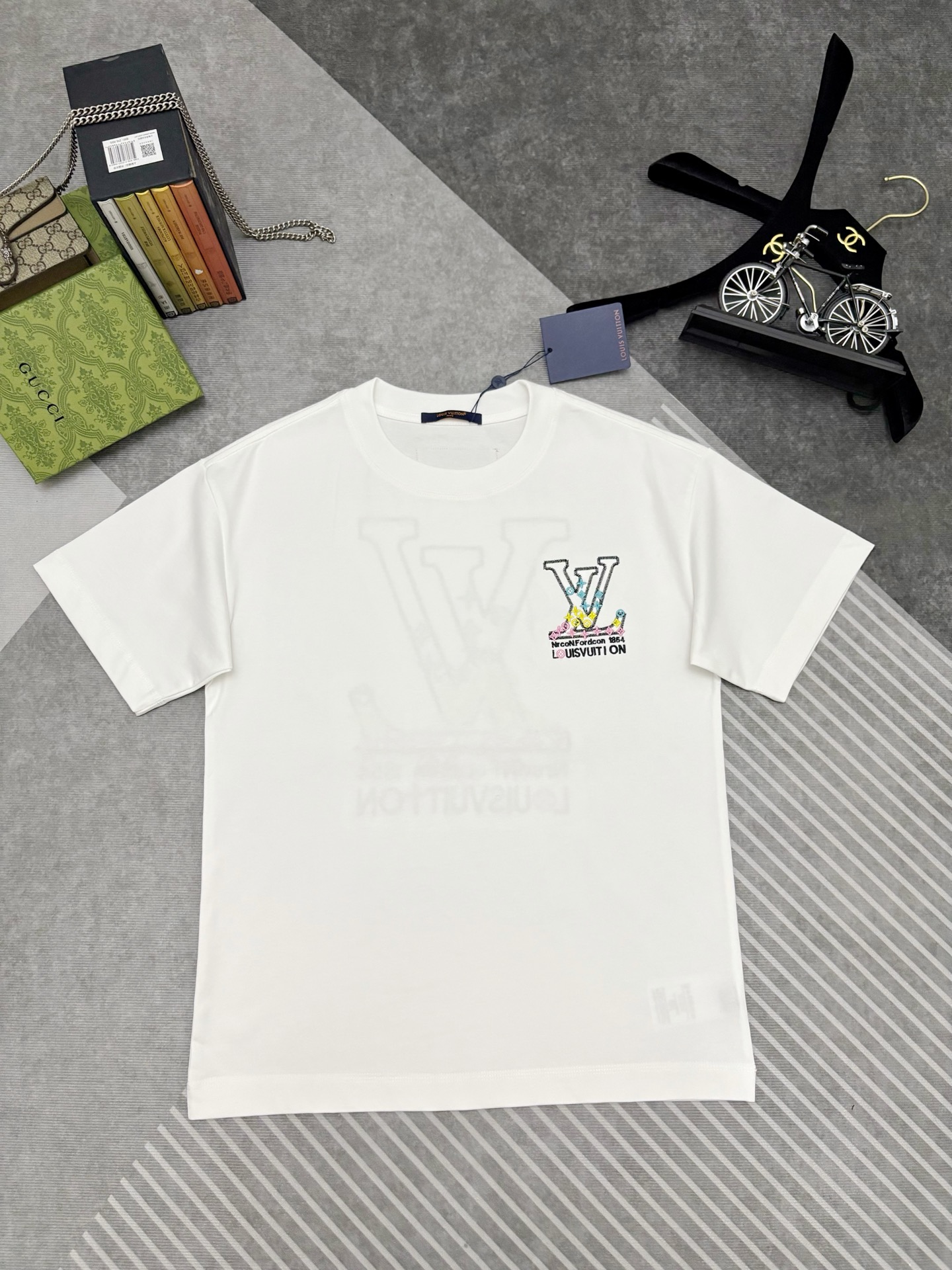 Louis Vuitton LV 路易威登刺绣棉质短袖T恤