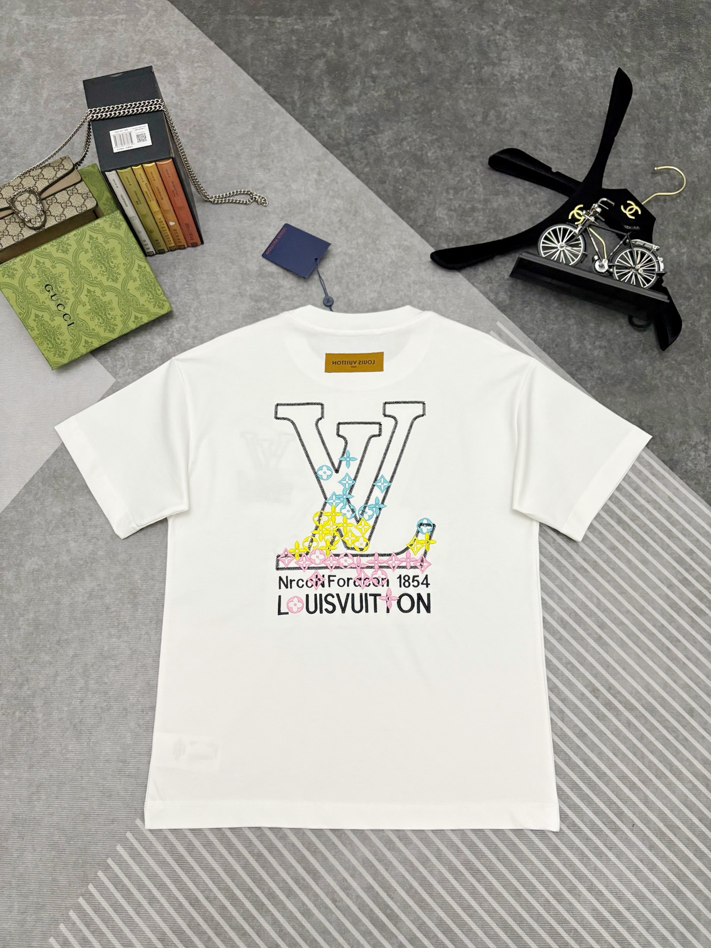 Louis Vuitton LV 路易威登刺绣棉质短袖T恤