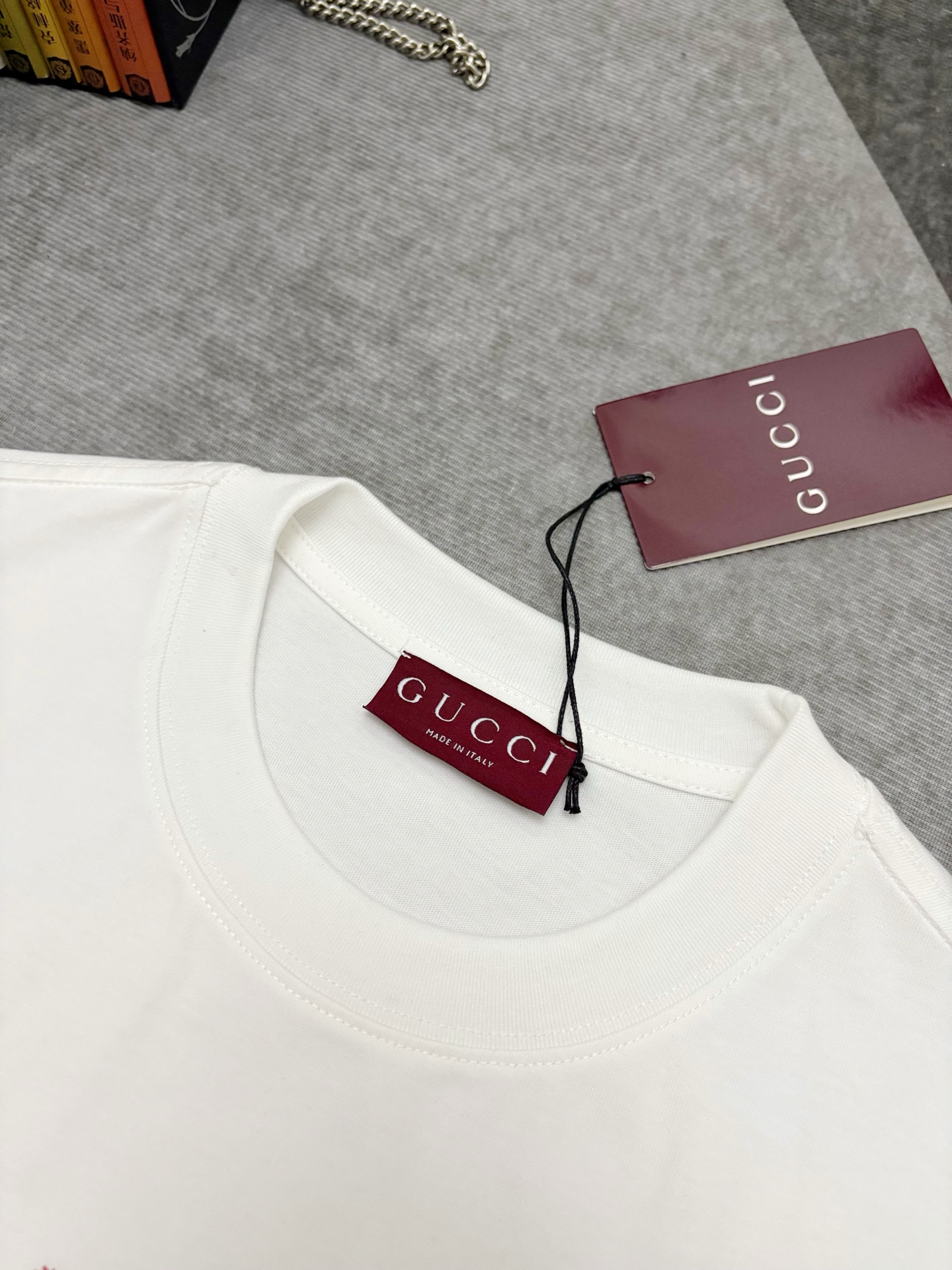 Gucci Gucci 古驰刺绣棉质短袖T恤