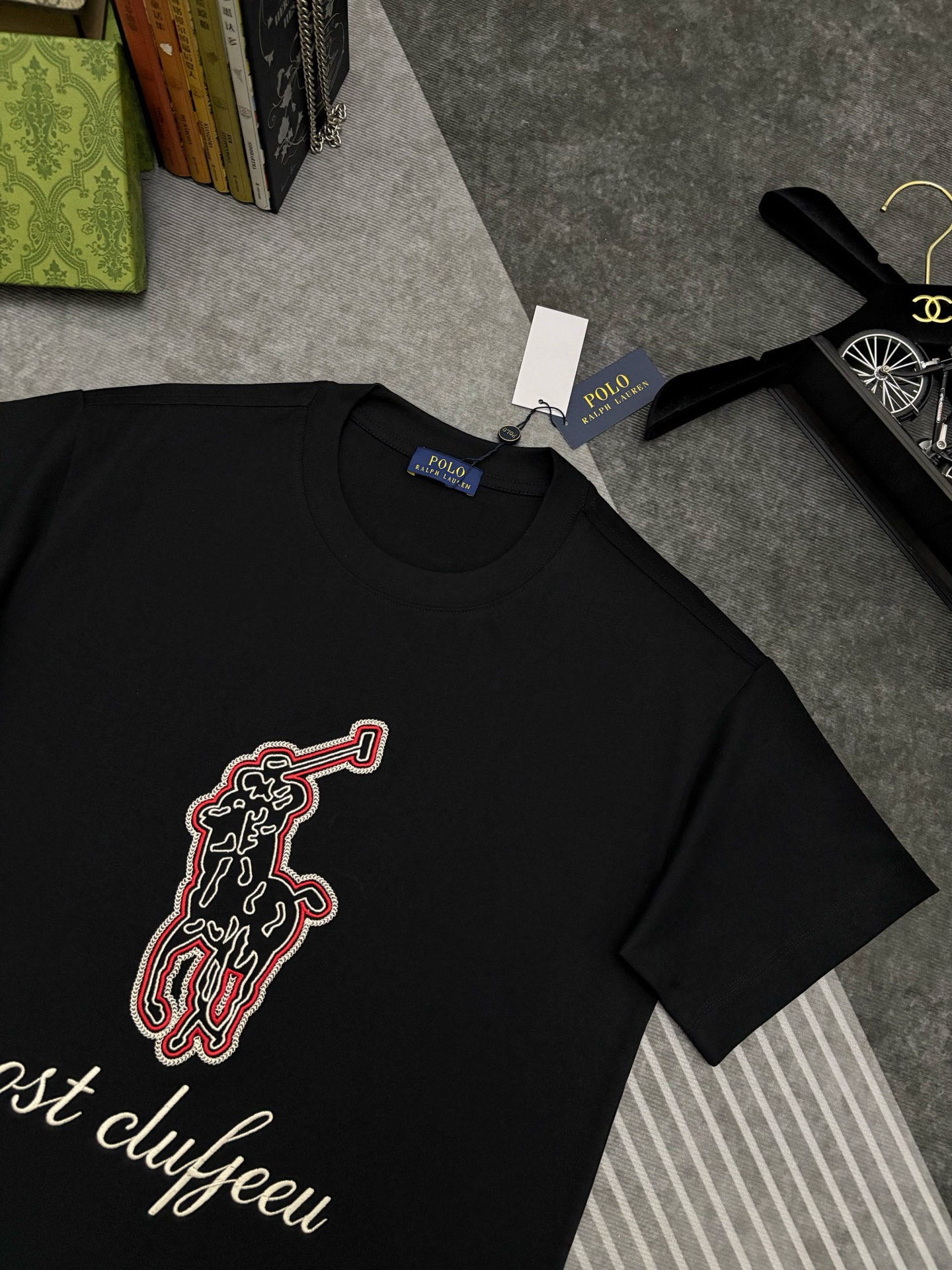 Ralph Lauren POLO 拉夫劳伦刺绣双纱棉质短袖T恤