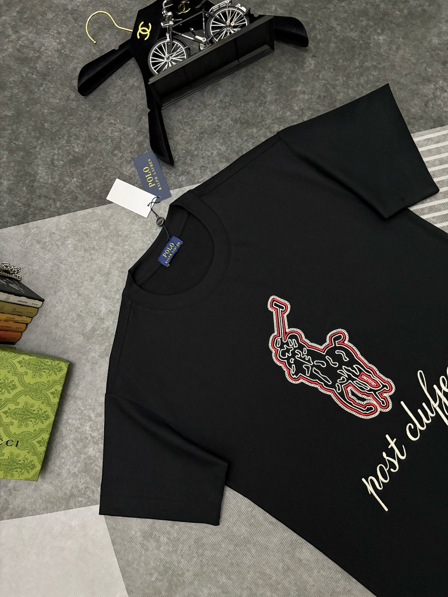 Ralph Lauren POLO 拉夫劳伦刺绣双纱棉质短袖T恤