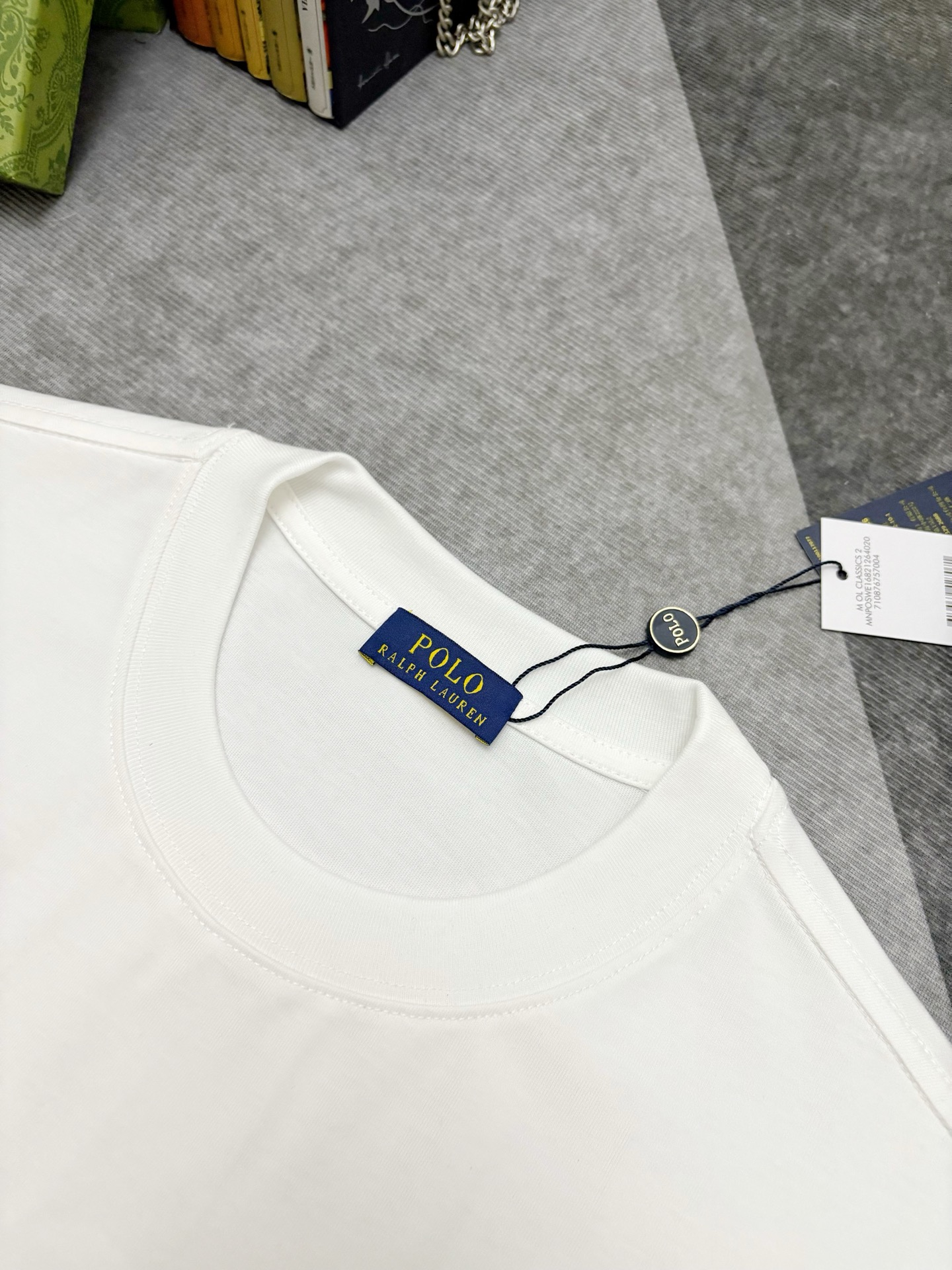 Ralph Lauren POLO 拉夫劳伦刺绣双纱棉质短袖T恤