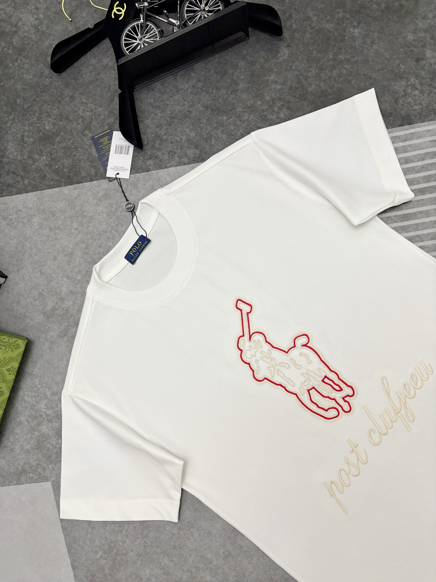 Ralph Lauren POLO 拉夫劳伦刺绣双纱棉质短袖T恤