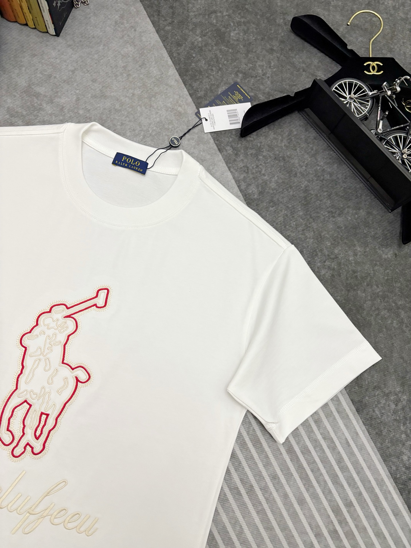 Ralph Lauren POLO 拉夫劳伦刺绣双纱棉质短袖T恤