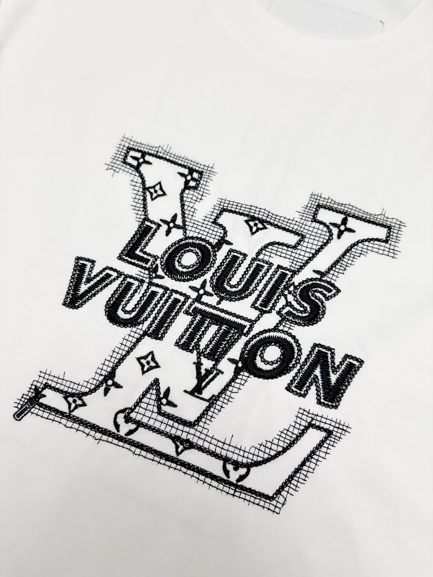 Louis Vuitton LV 路易威登刺绣棉质短袖T恤
