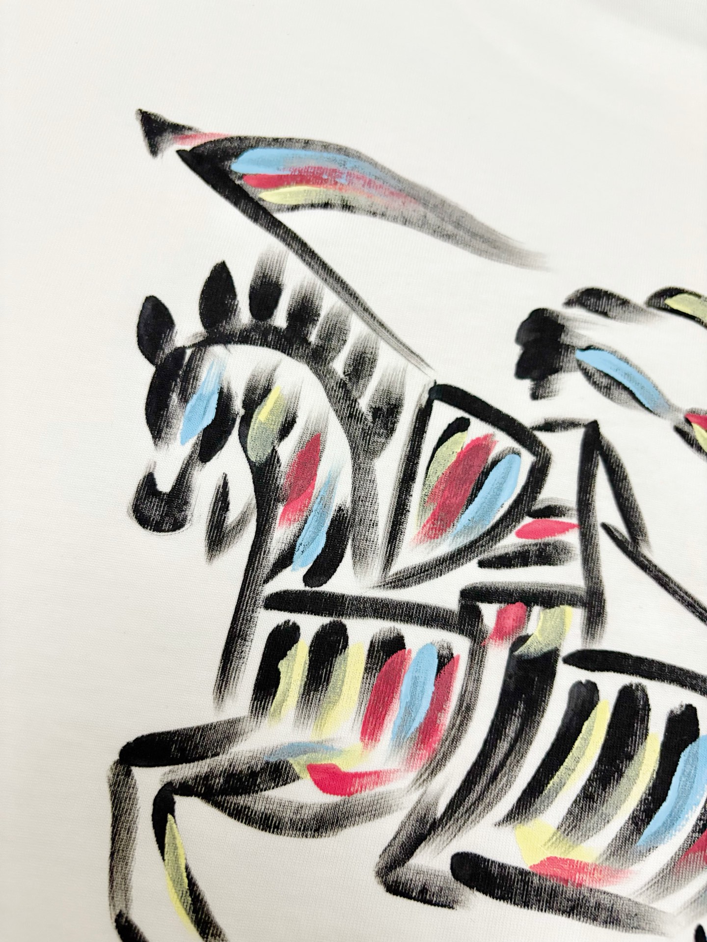 Burberry BBR BURBERRY 巴宝莉素描印花棉质短袖T恤
