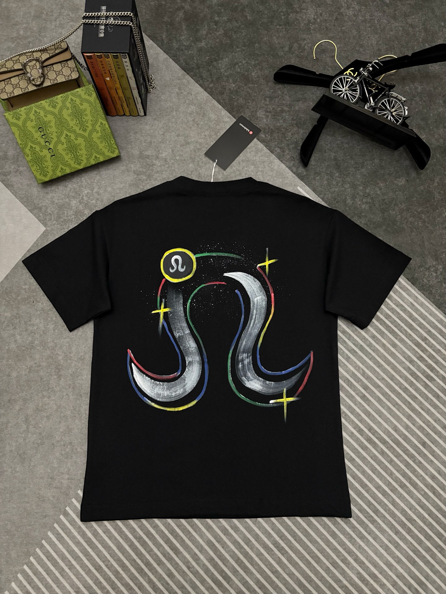 Lululemon lululemon 露露乐蒙 素描印花棉质短袖T恤