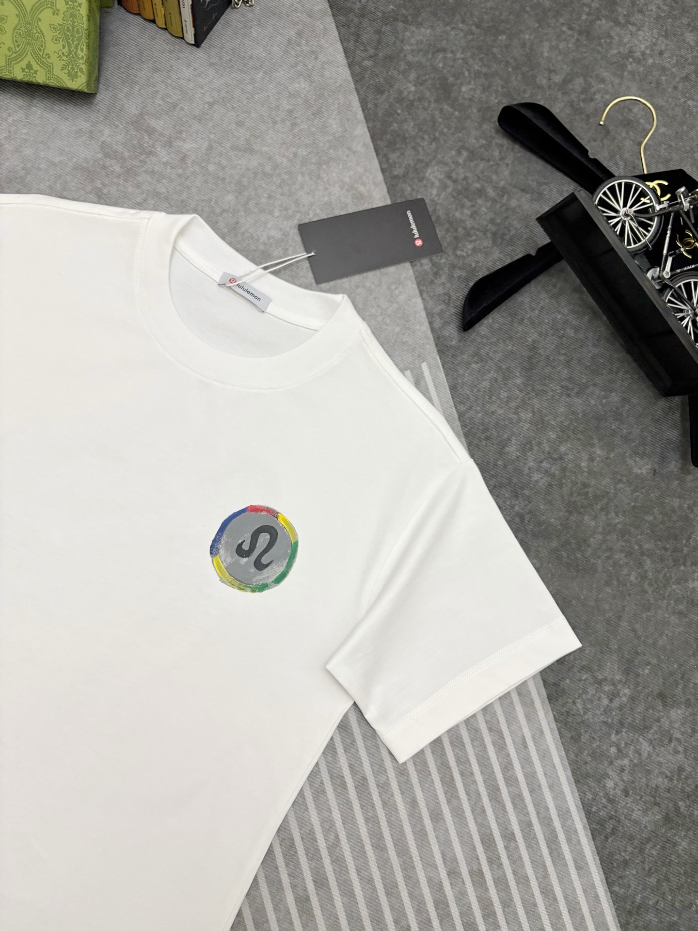 Lululemon lululemon 露露乐蒙 素描印花棉质短袖T恤