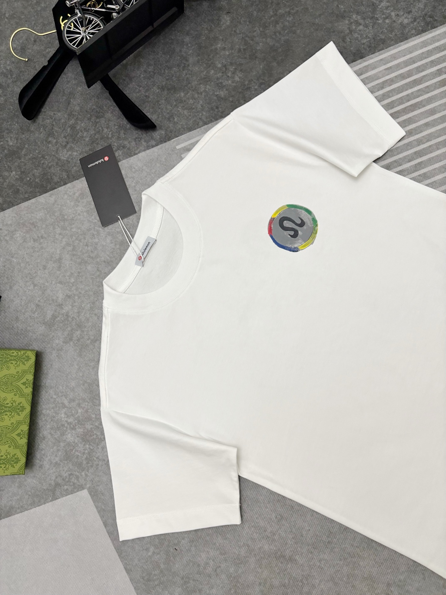 Lululemon lululemon 露露乐蒙 素描印花棉质短袖T恤