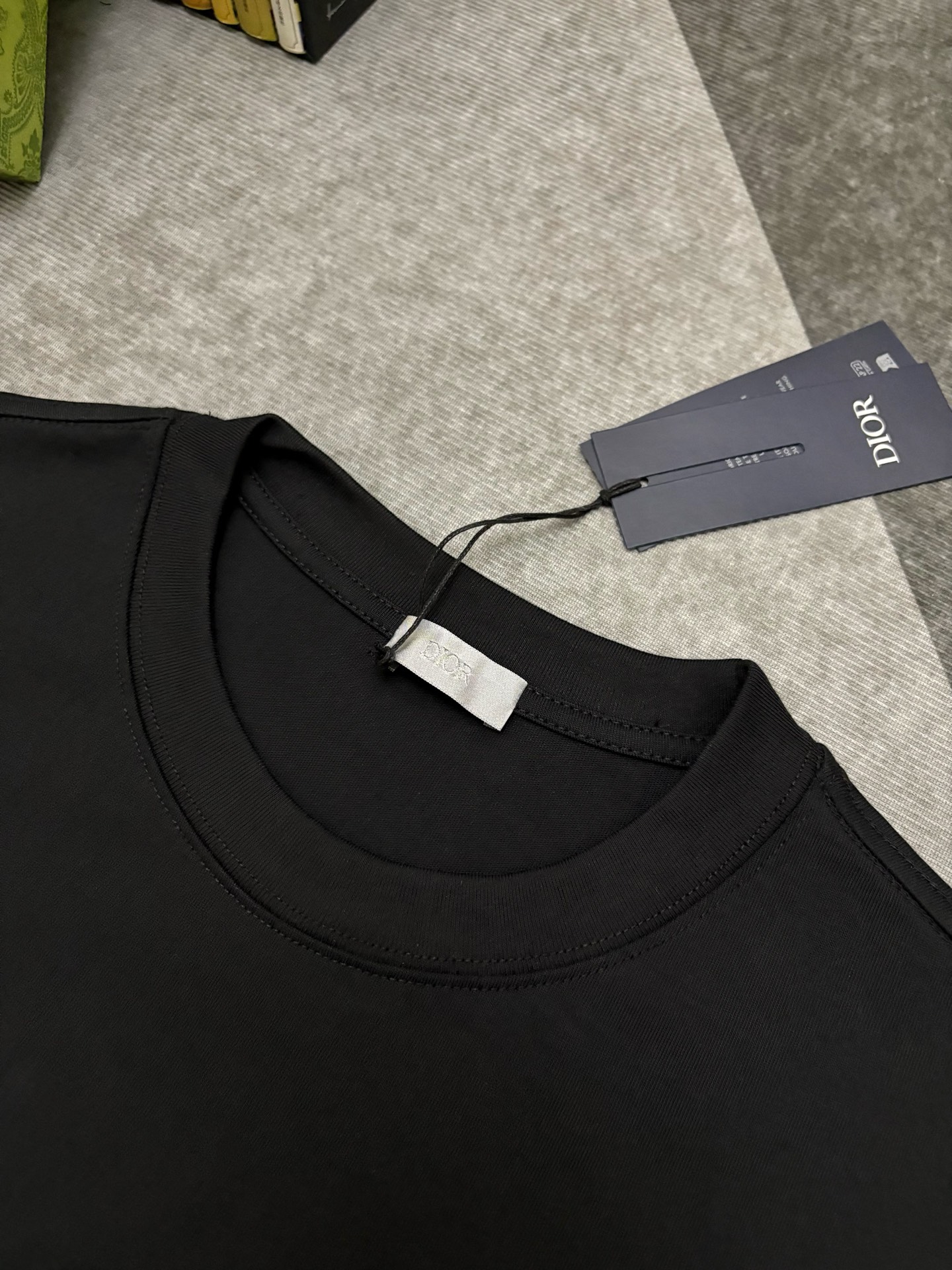 Dior Dior 迪奥 刺绣双纱棉短袖T恤